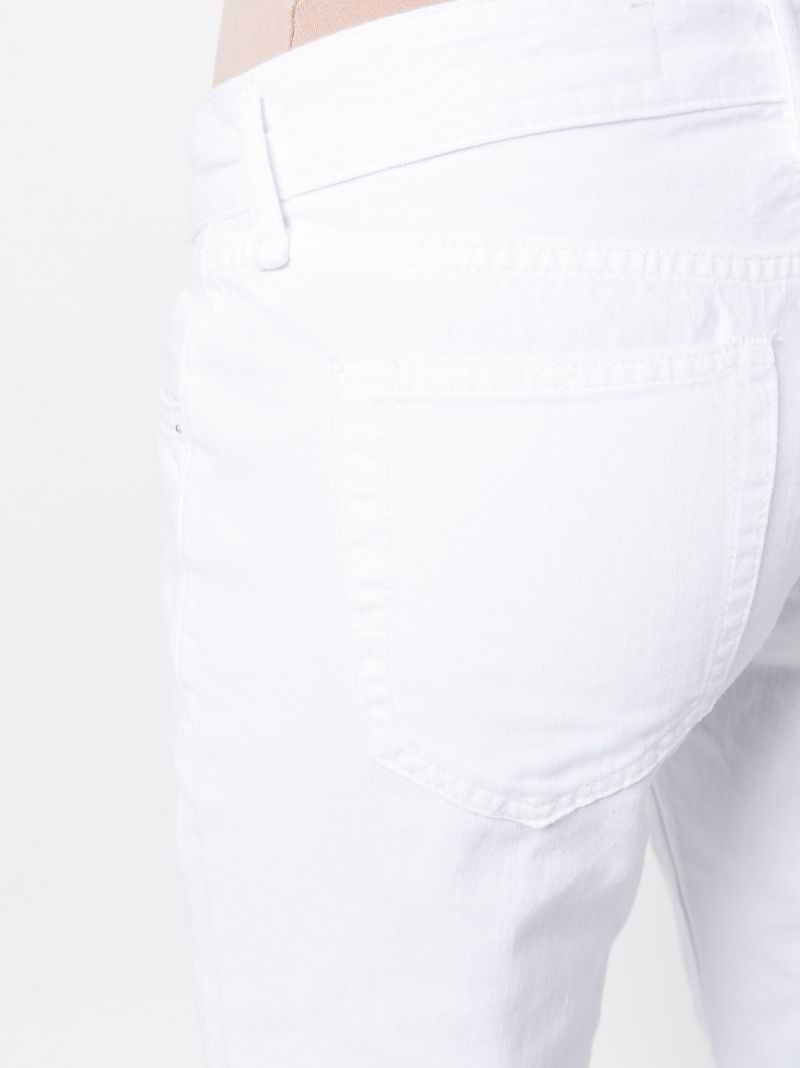 mid-rise slim-fit jeans - 7