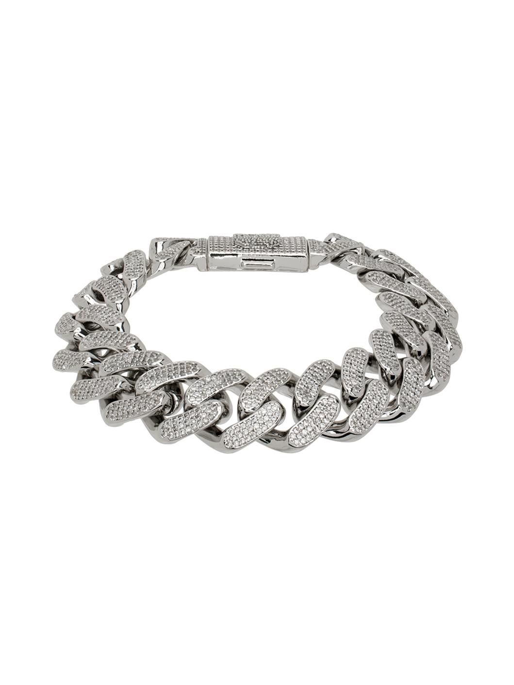 Silver Ape Head Fat Bracelet - 1