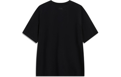 Li-Ning Li-Ning Triple Logo Loose Fit T-shirt 'Black' AHST787-4 outlook