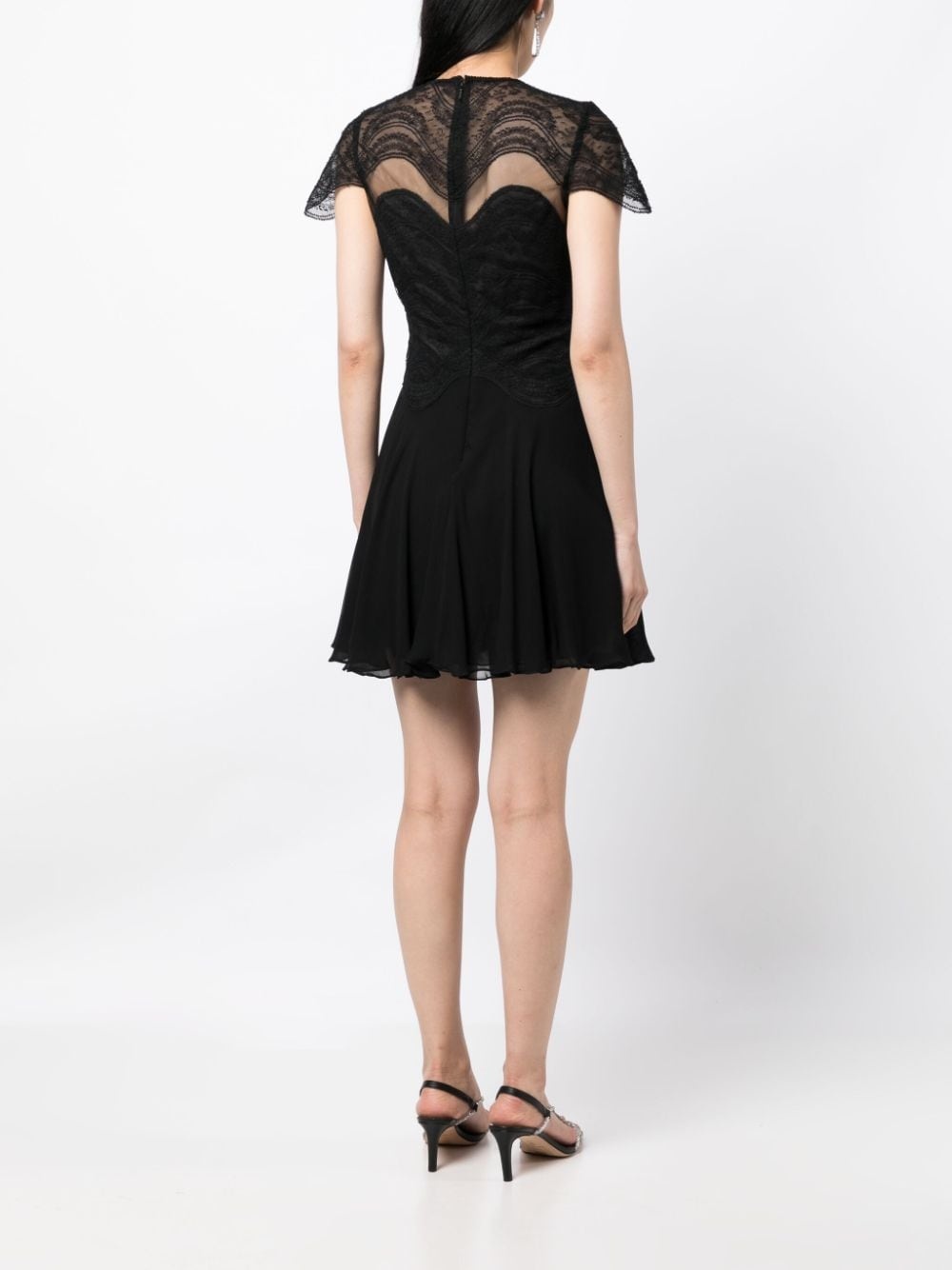 Mangano silk georgette minidress - 4