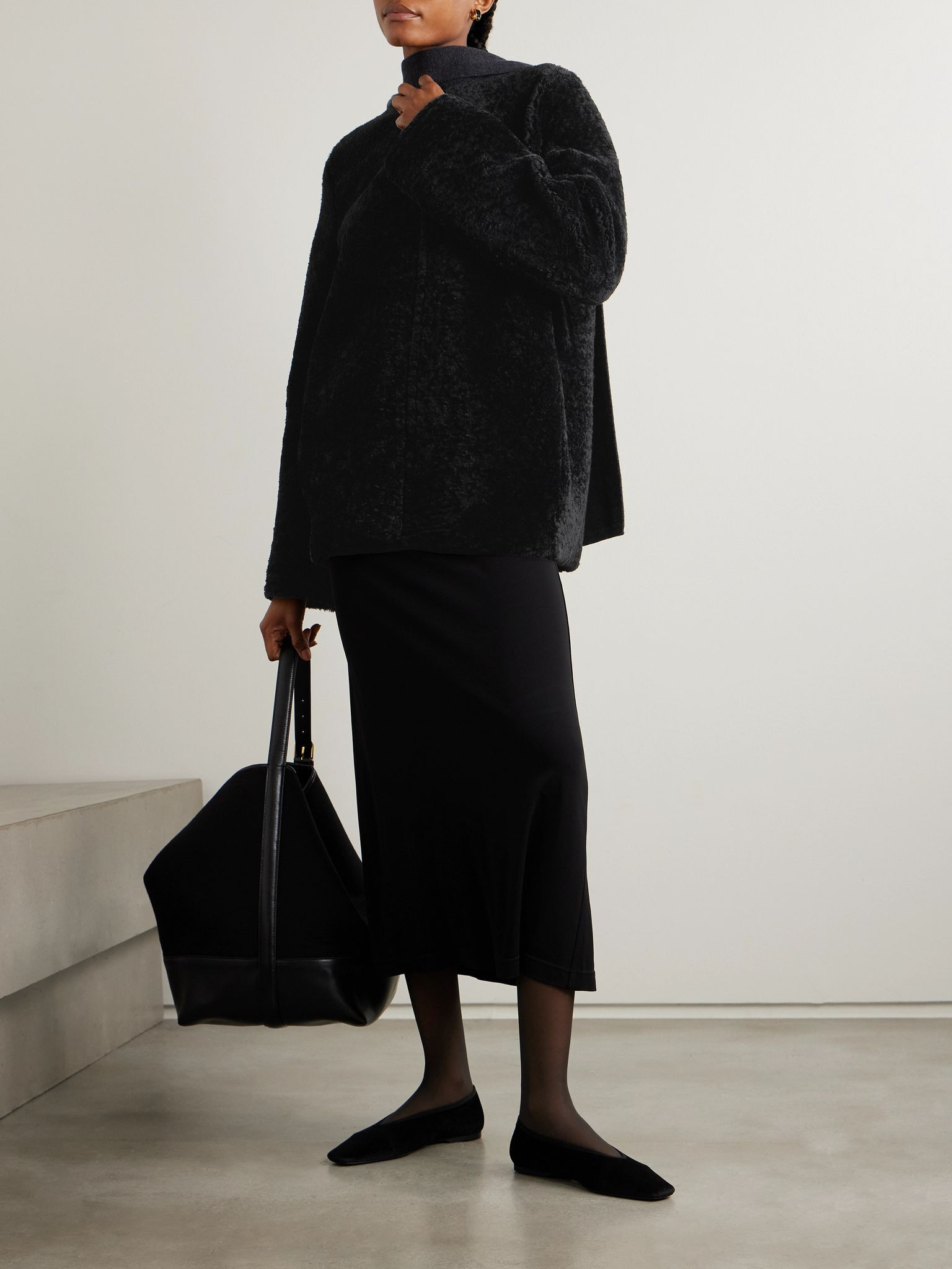 Shearling jacket Black - 2