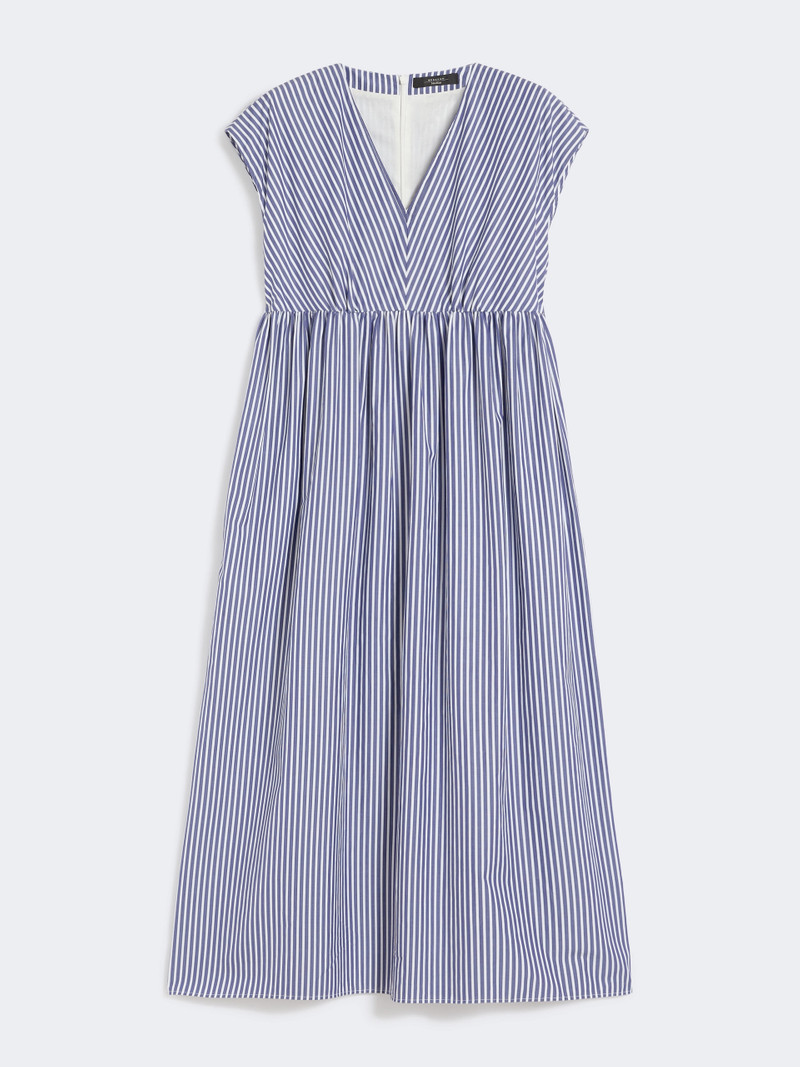 MOLO Cotton-poplin A-line dress - NAVY 6
