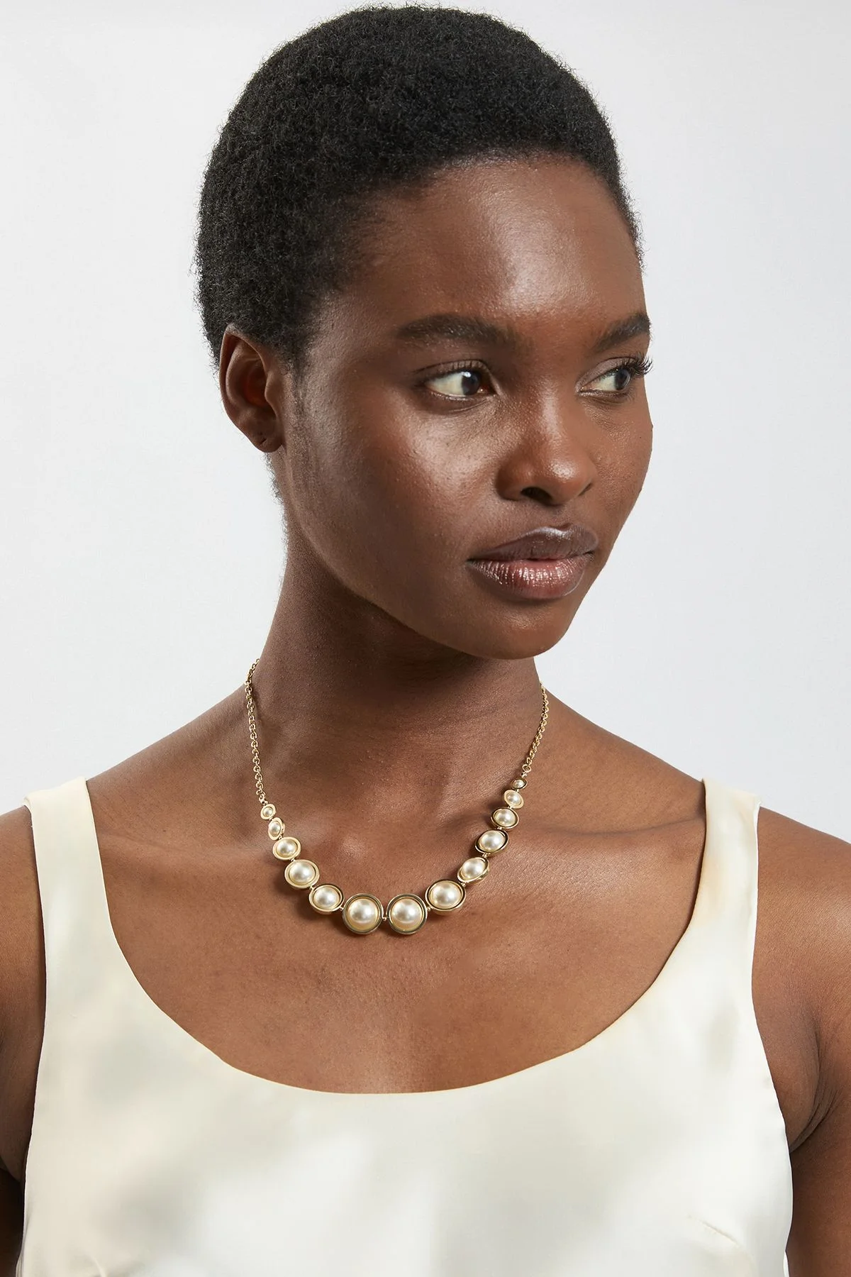 Logo Pearl Necklace - 1
