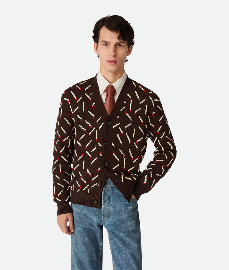 Cotton Jacquard Matches Cardigan 1