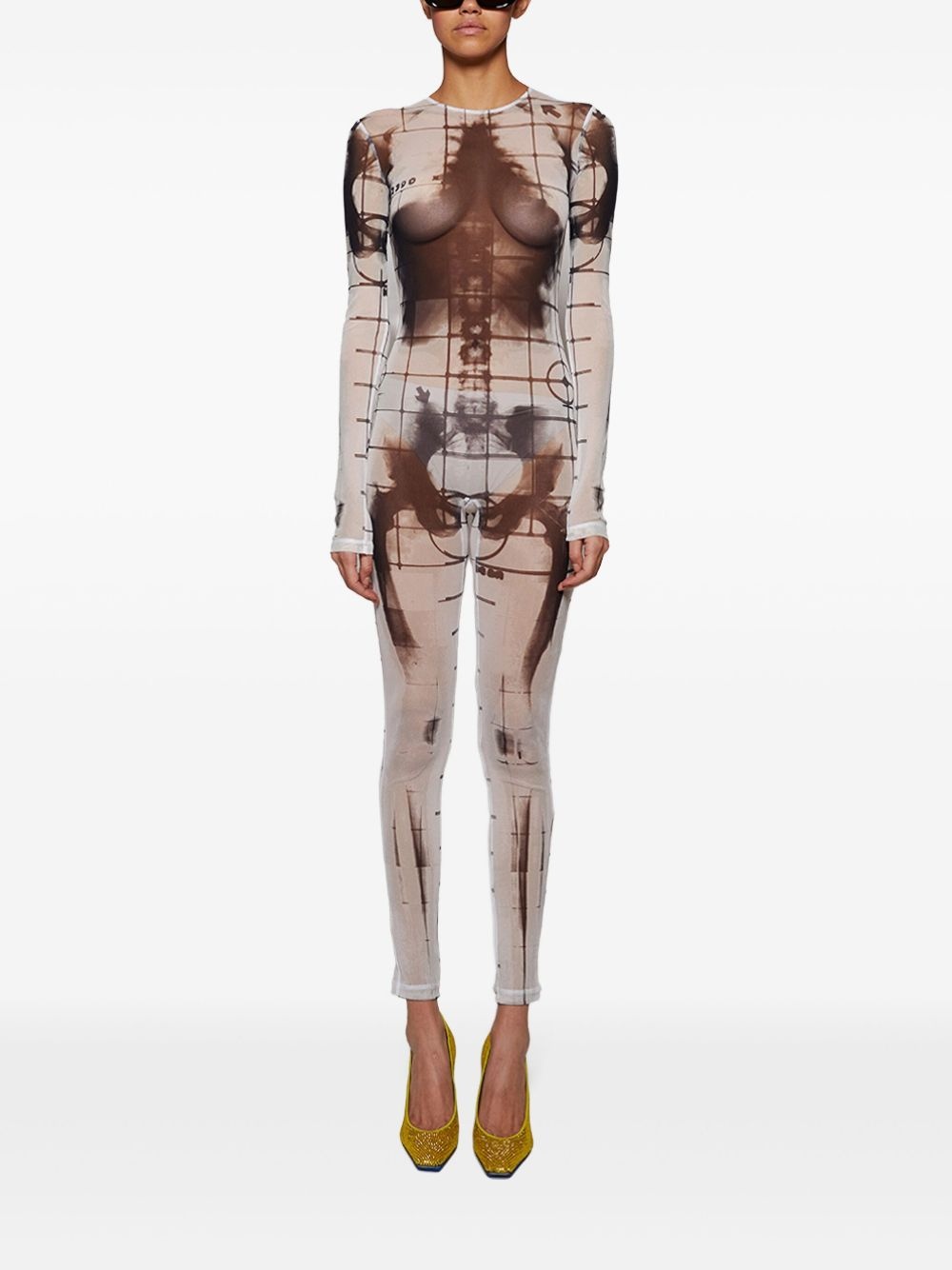 Squeletor-print jumpsuit - 3