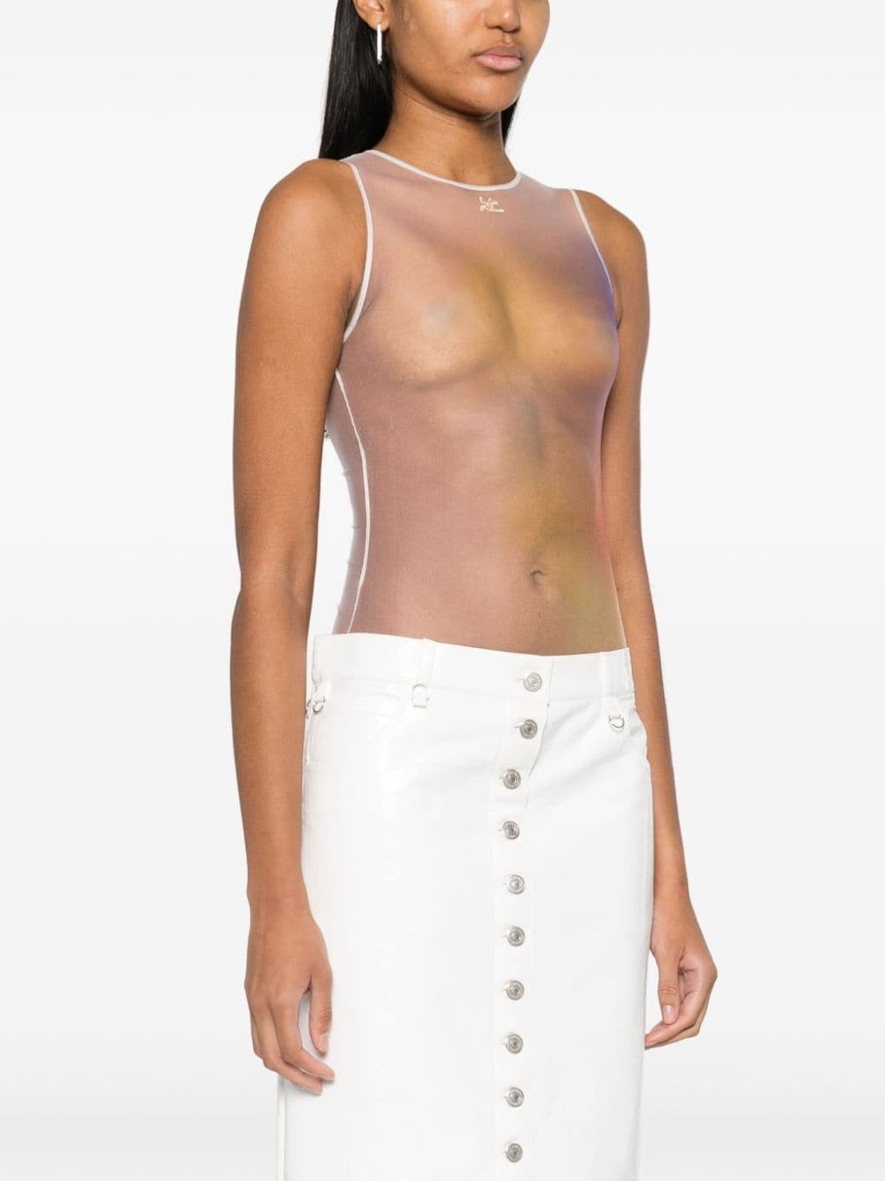 Aura tulle bodysuit - 3