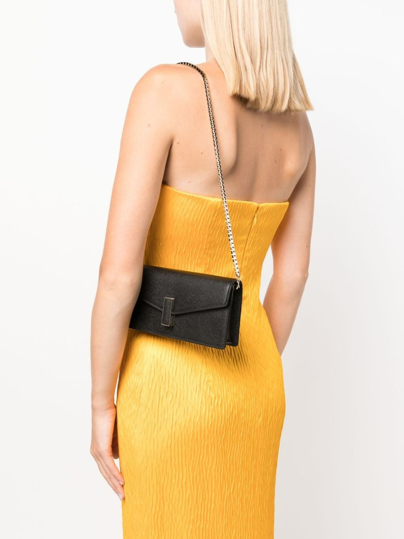 Valextra Iside leather clutch bag outlook