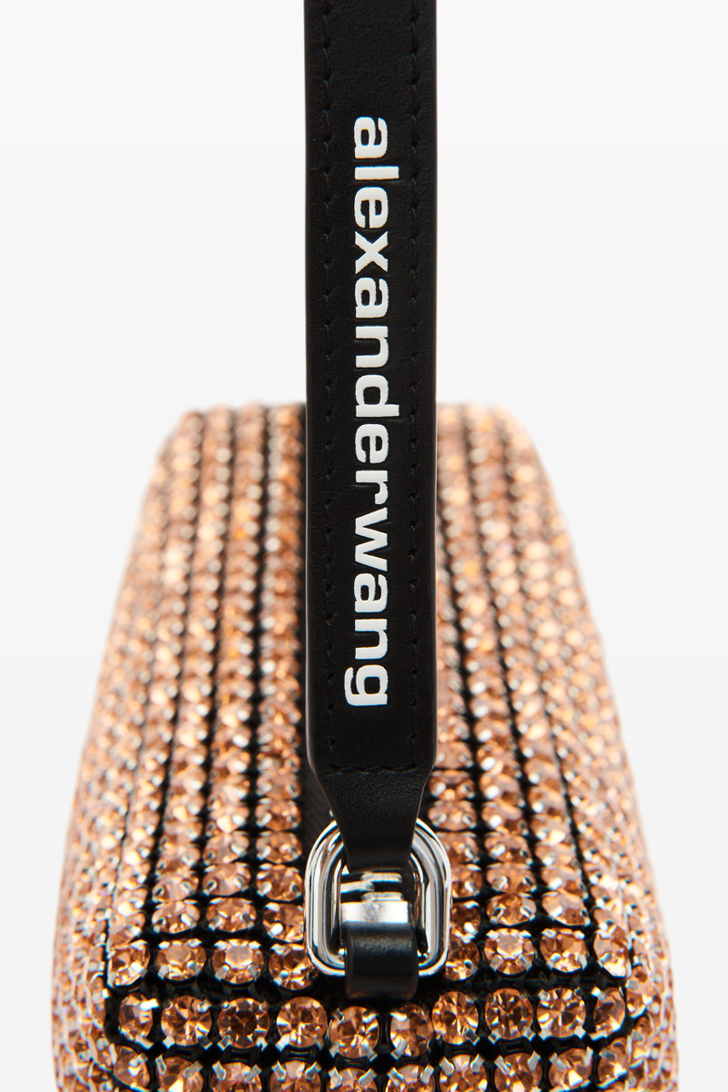 HEIRESS MEDIUM POUCH IN CRYSTAL MESH 2