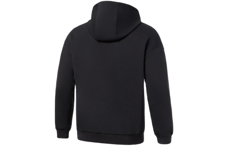 Li-Ning Li-Ning Gym Series Solid Color Loose Hoodie 'Black' AWDS001-1 outlook
