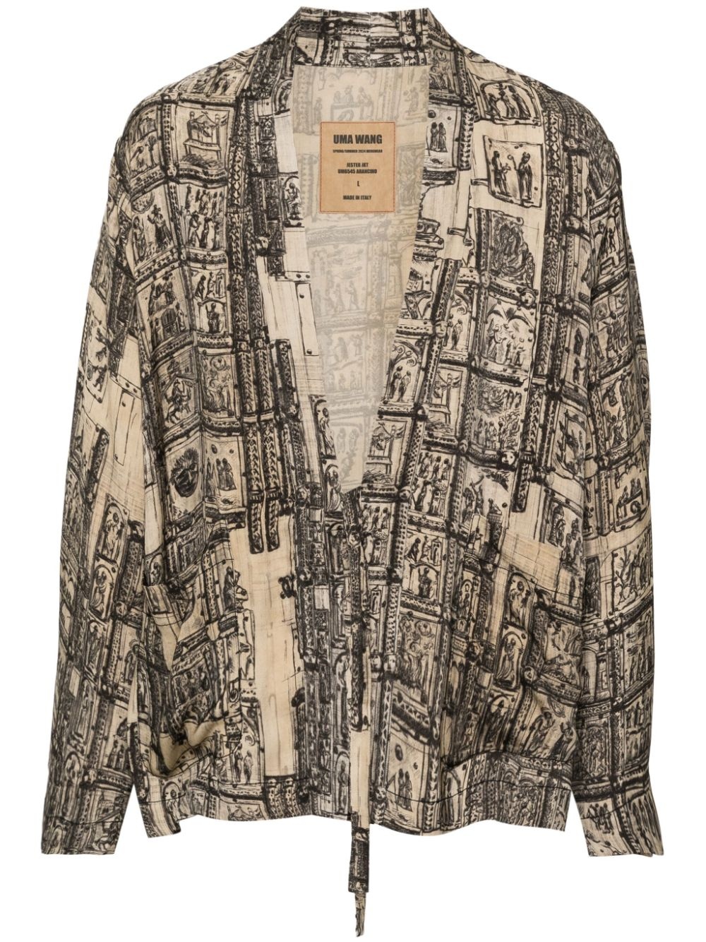 Jester abstract-pattern jacket - 1