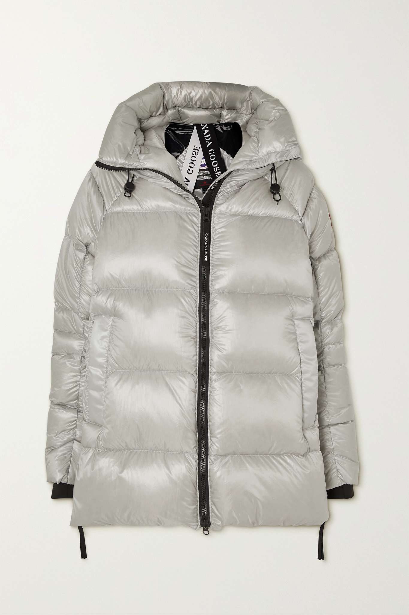 Cypress hooded quilted recycled shell down jacket - 1