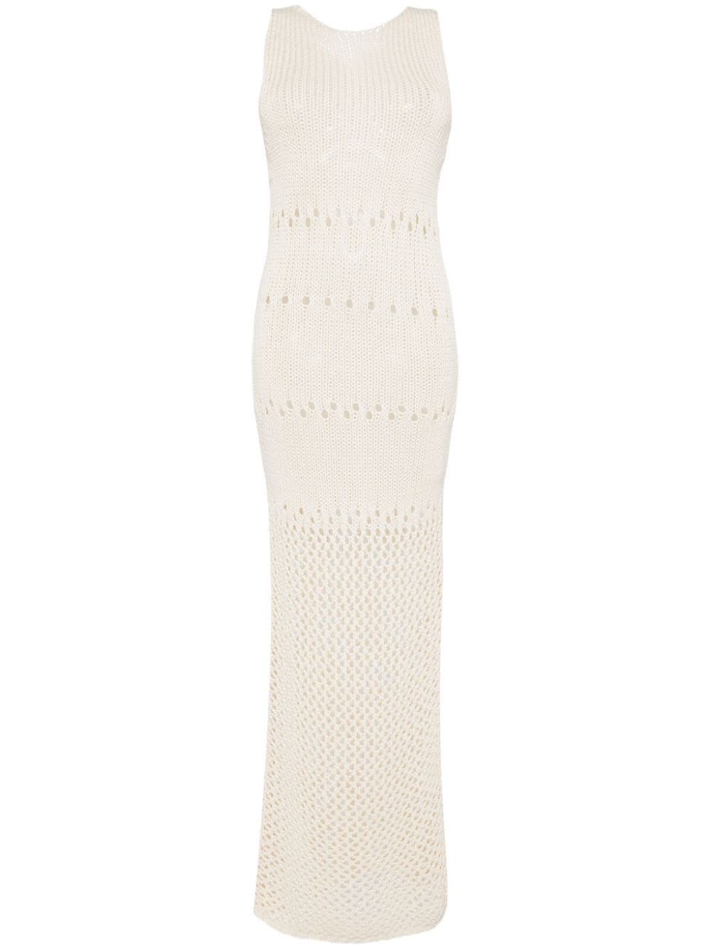 pointelle fractus knitted dress - 2