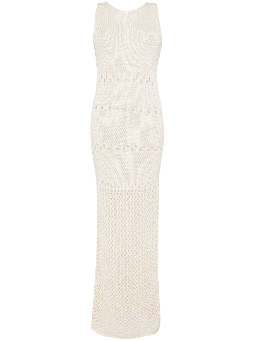 pointelle fractus knitted dress - 1