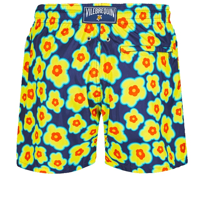 Men Swim Trunks Ultra-light and packable 1981 Flower Turtles - 2