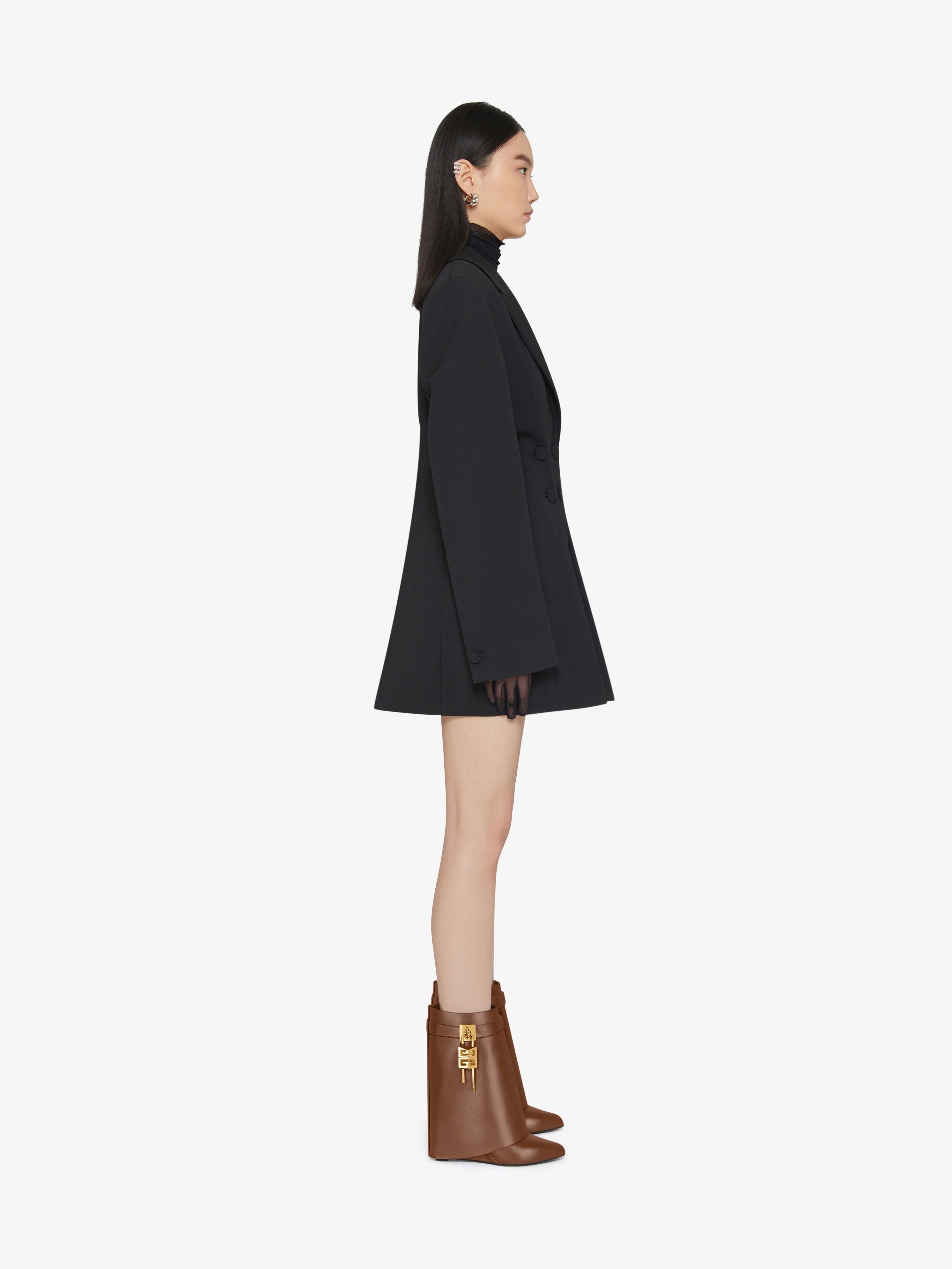 SHARK LOCK ANKLE BOOTS IN LEATHER - 2