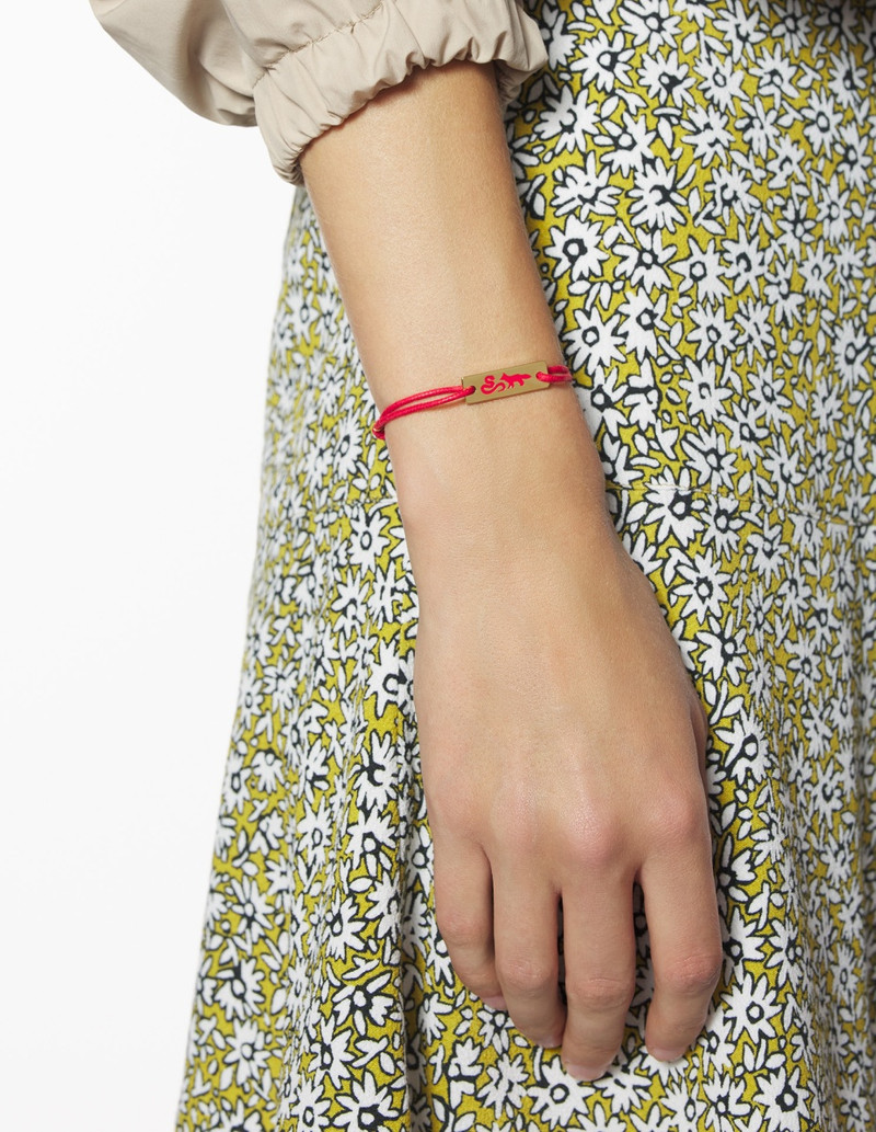 Maison Kitsuné MAISON KITSUNE x HANOIA LUNAR YEAR ROPE BRACELET outlook