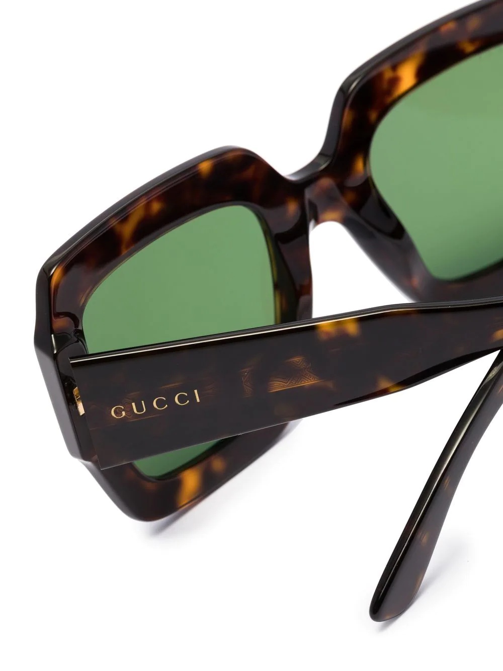 oversized square-frame tortoiseshell sunglasses - 4