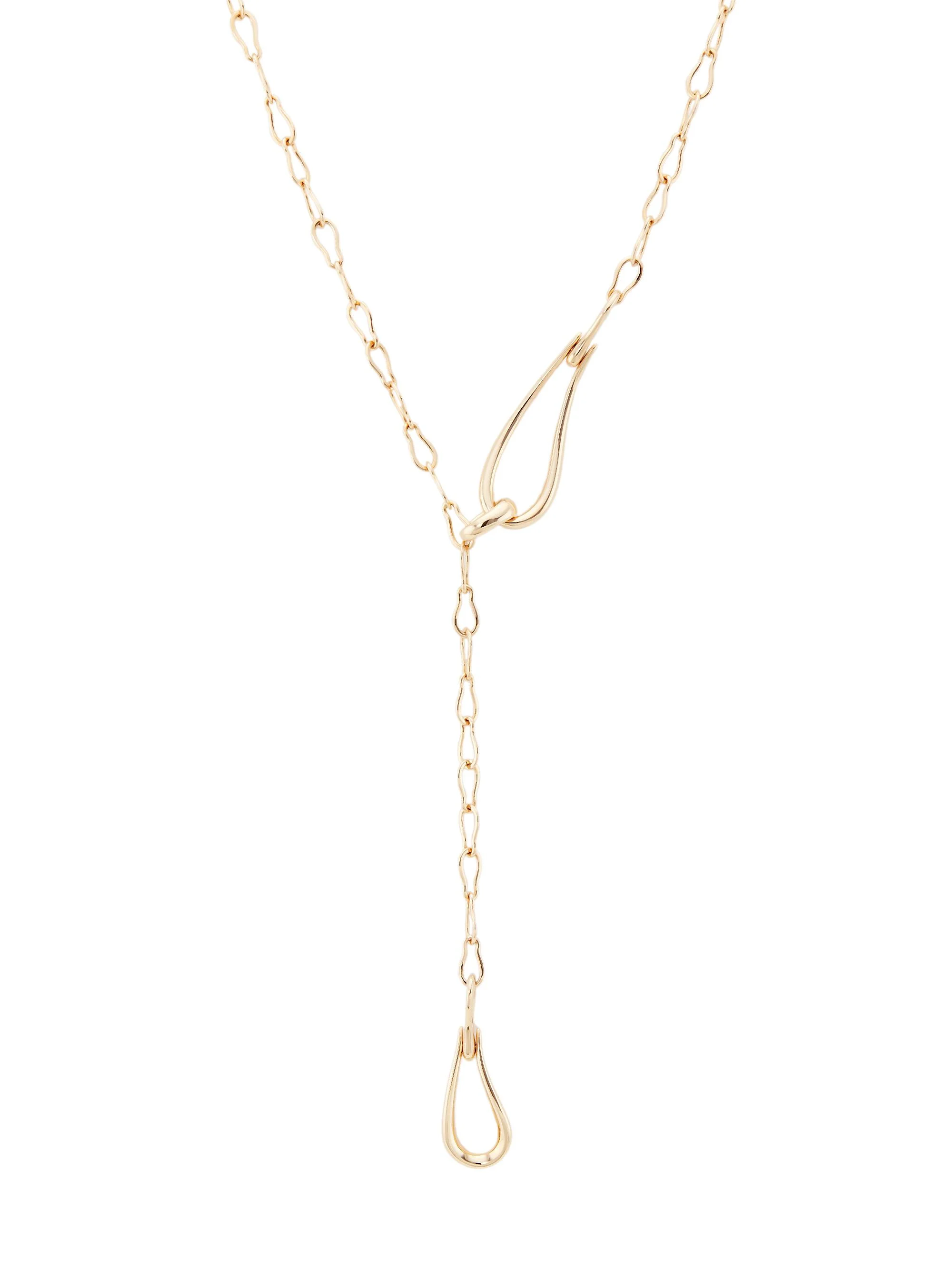 Women's Fantina 18K Rose Gold Lariat Necklace - Rose Gold - 1