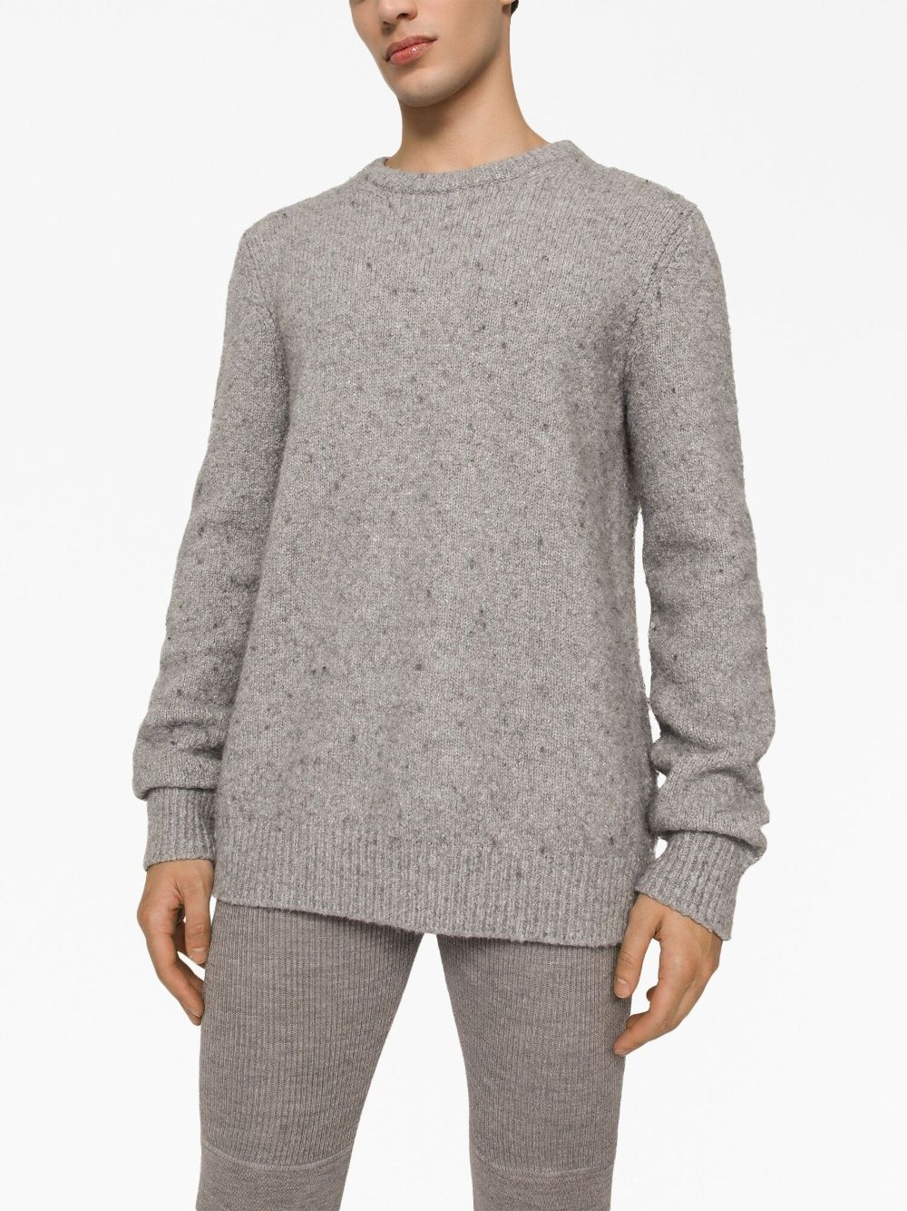 crew-neck long-sleeve jumper - 3