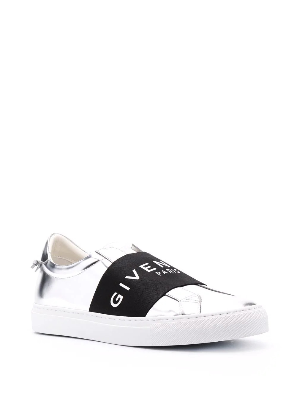 logo-strap low-top sneakers - 2