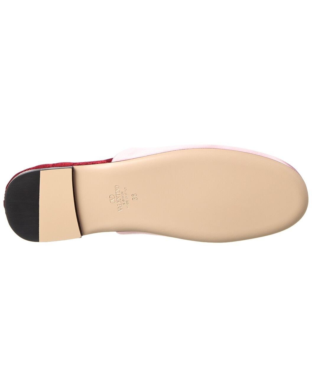 Valentino VLogo Signature Satin Mule - 4