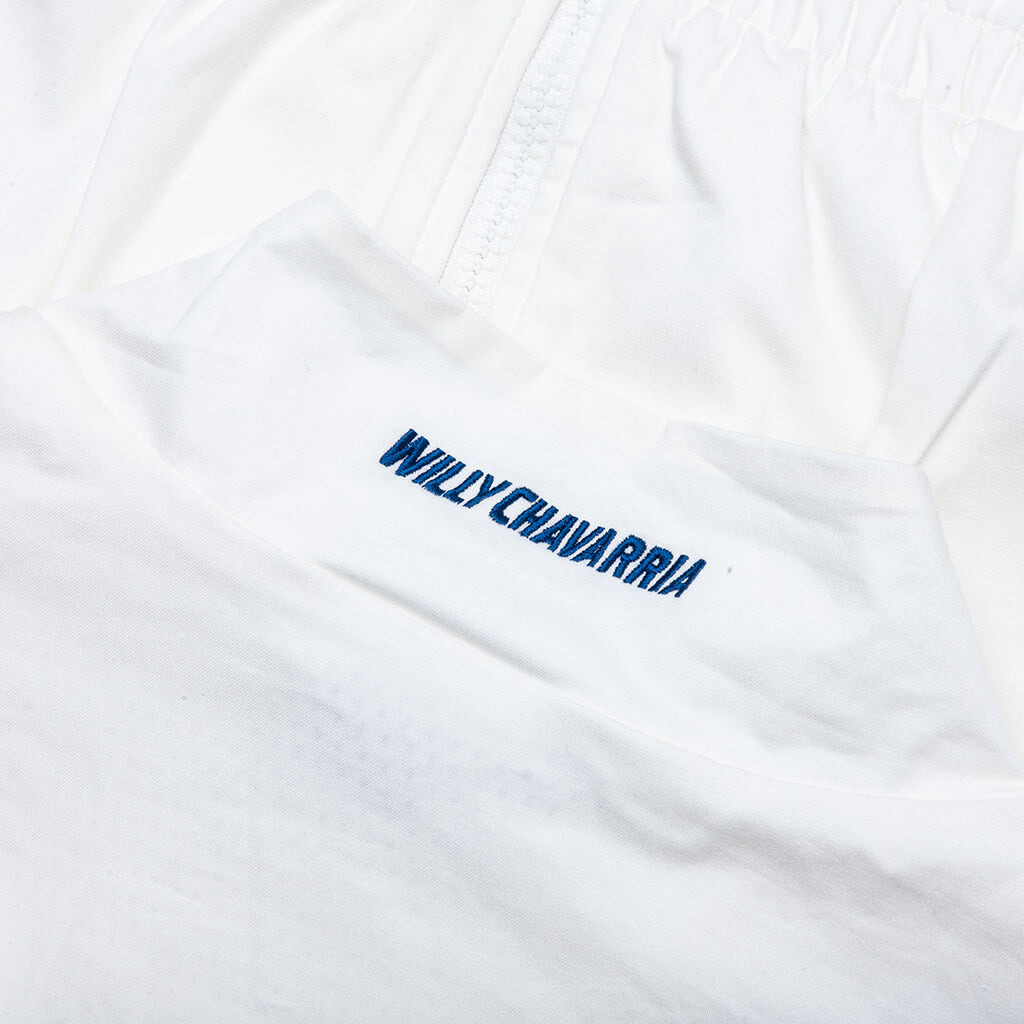ADIDAS ORIGINALS X WILLY CHAVARRIA POPLIN TRACKTOP - OFF WHITE - 4