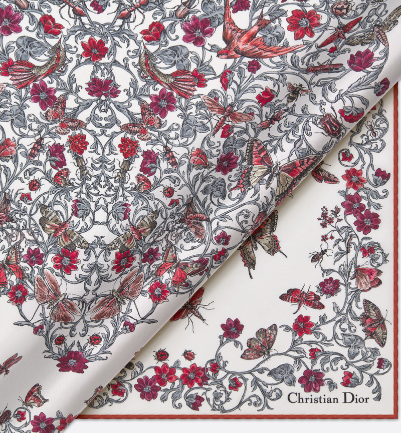 Dioramour Cœur des Curiosités 70 Square Scarf 4