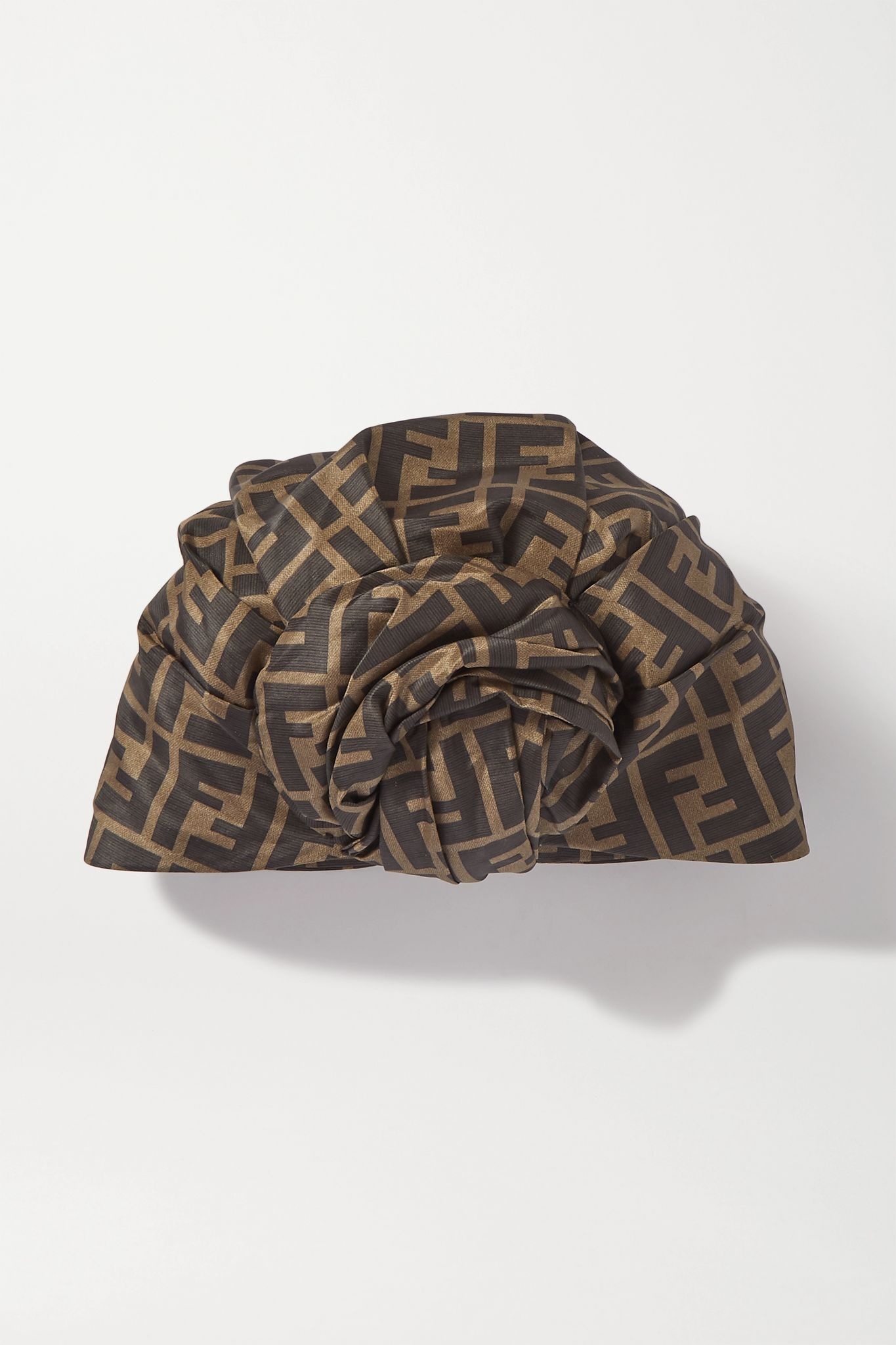 Printed silk turban - 1