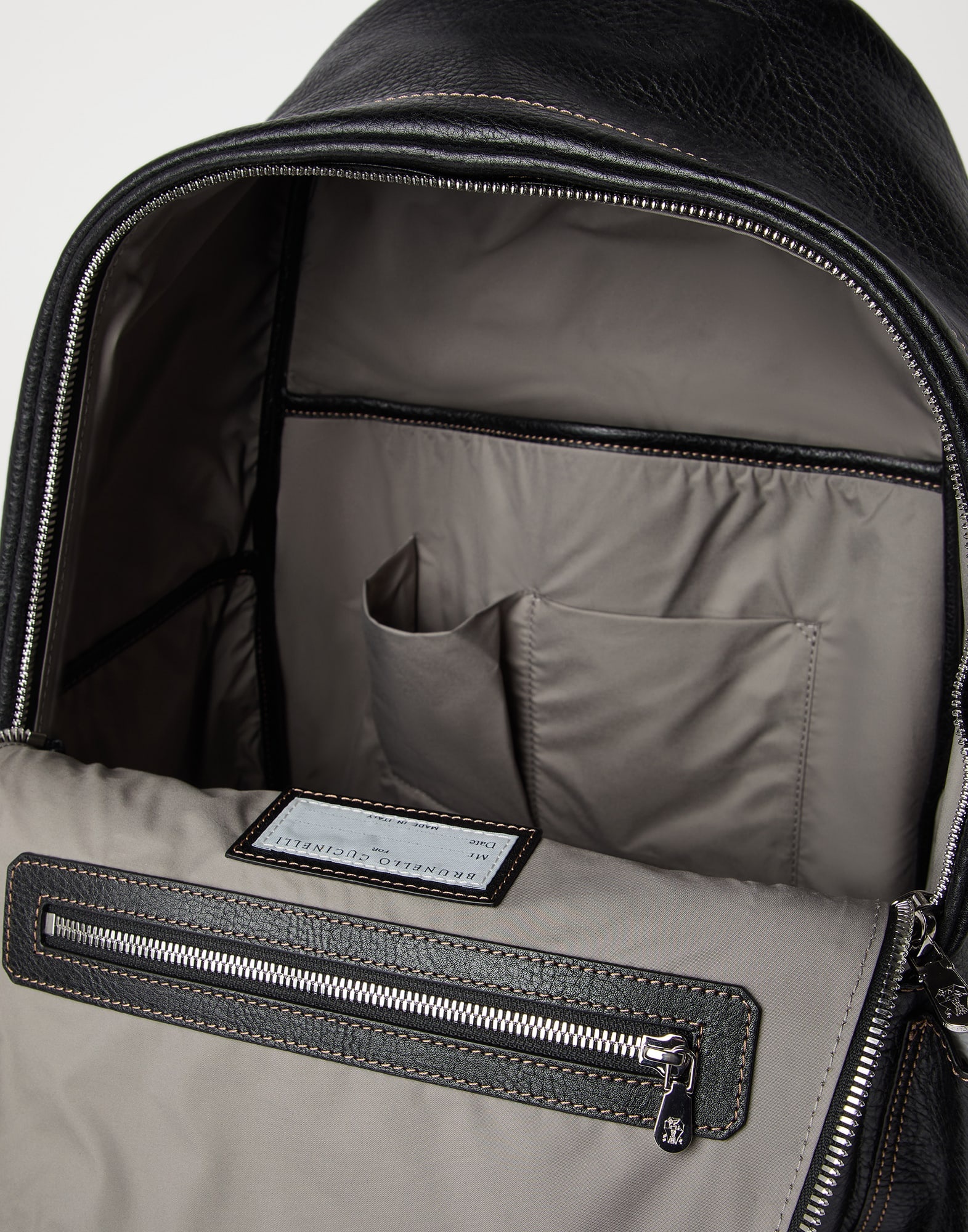 Grained calfskin travel backpack - 5
