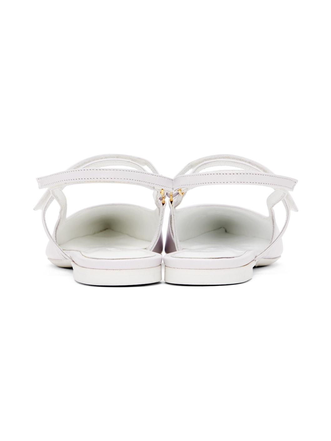 SSENSE Exclusive White Jess Ballerina Flats - 2