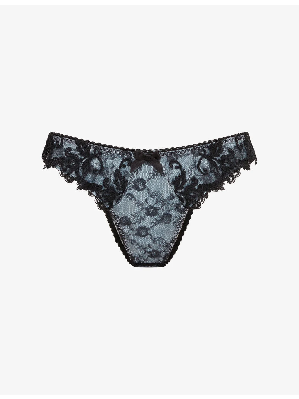 Clarette Lace Brazilian Briefs - 1