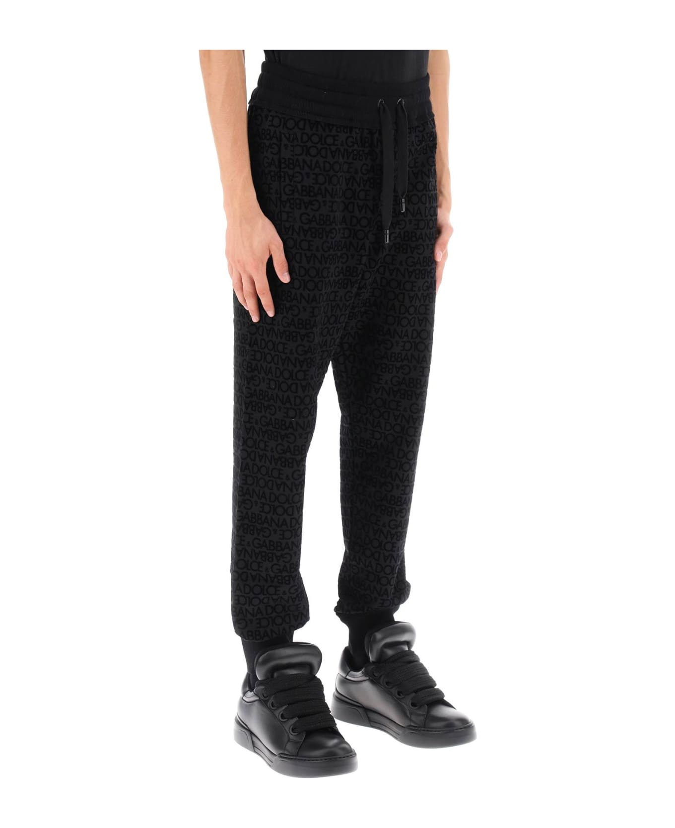 Flocked Logo Joggers - 2