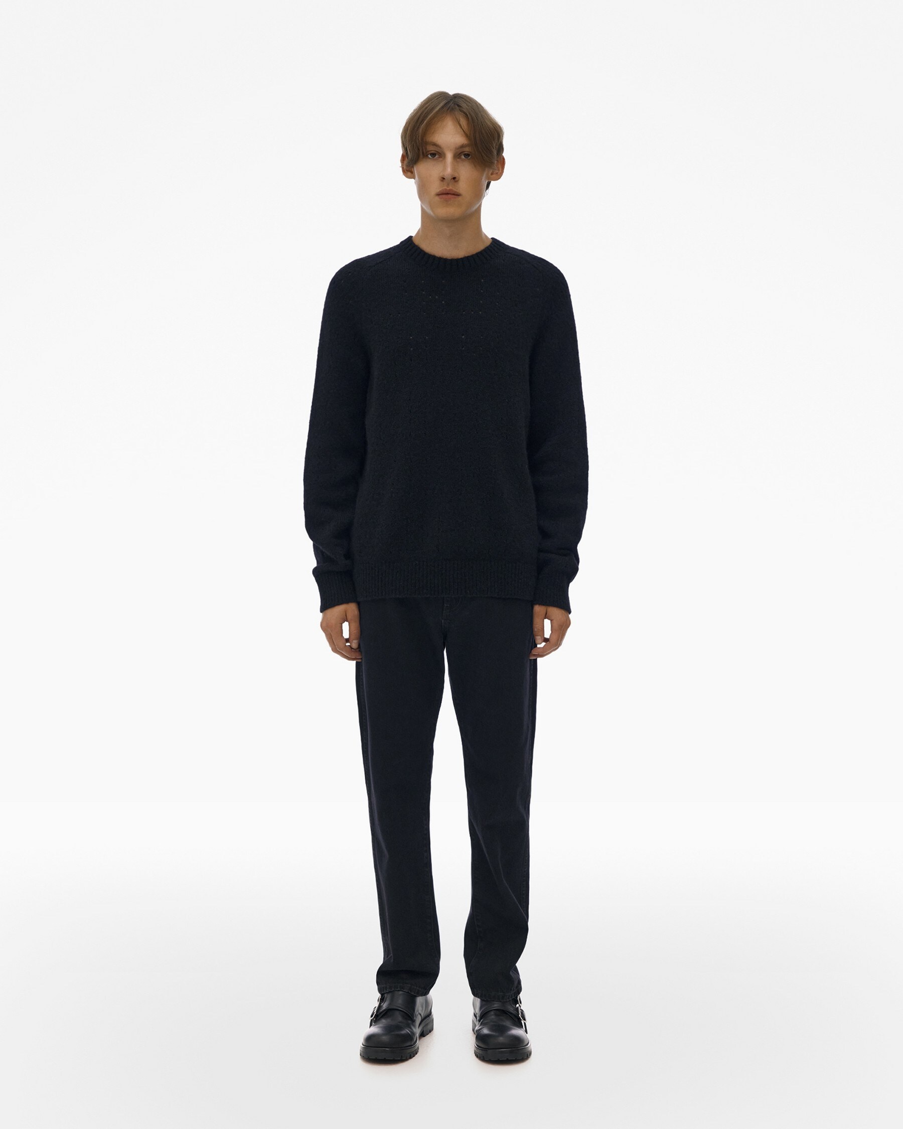 LOGO POINTELLE SWEATER - 2