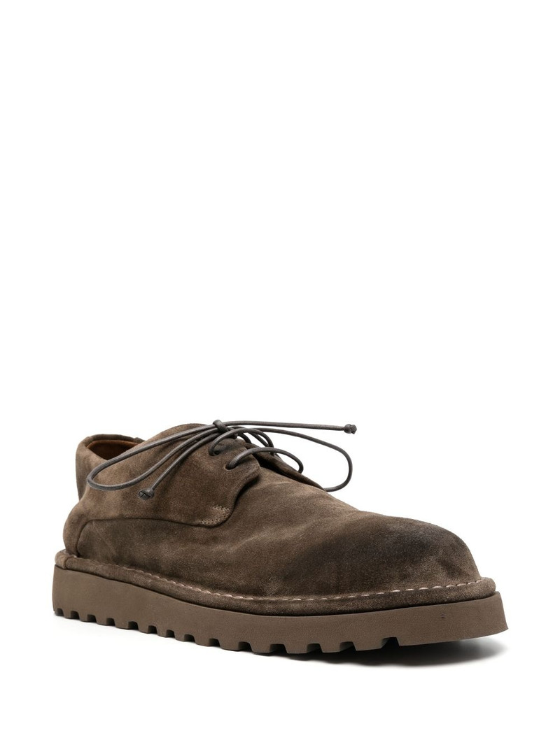 Marsèll round-toe 30mm lace-up leather oxford shoes outlook