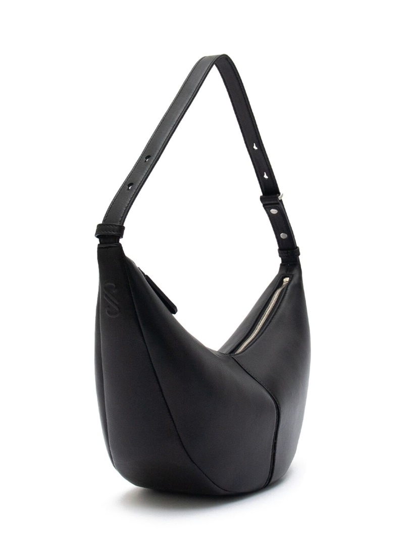 Slide smooth leather shoulder bag - 2