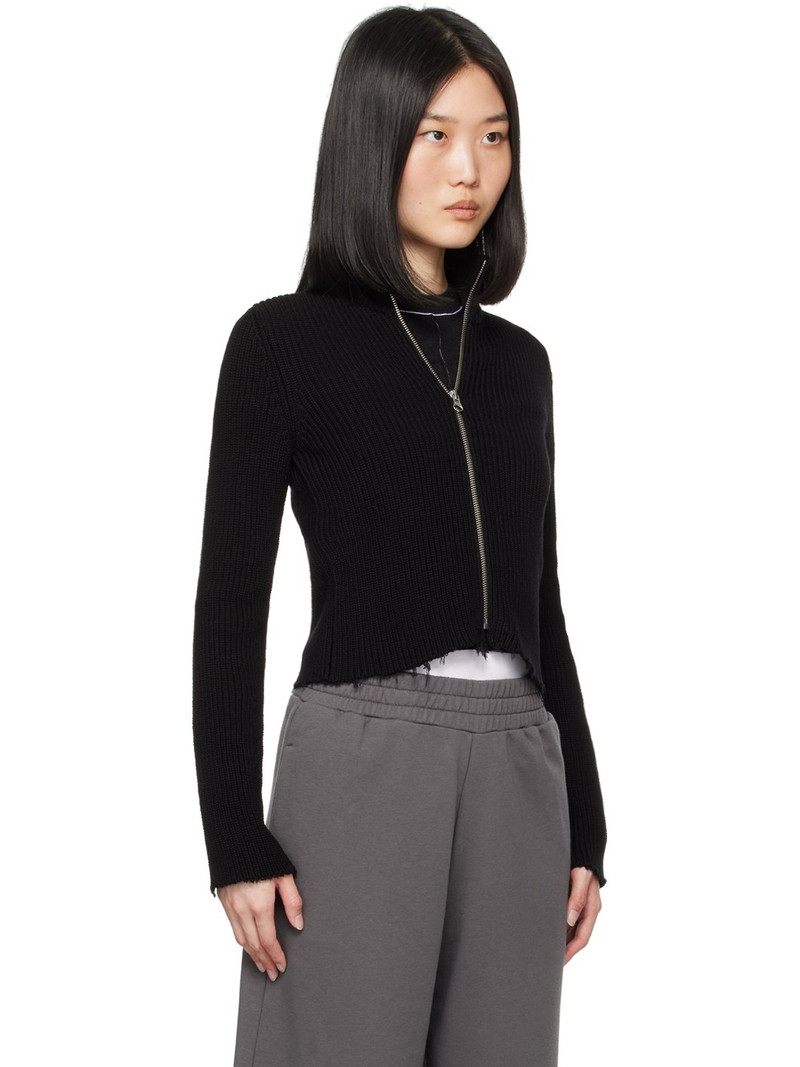 Black Ribbed Sweater 2