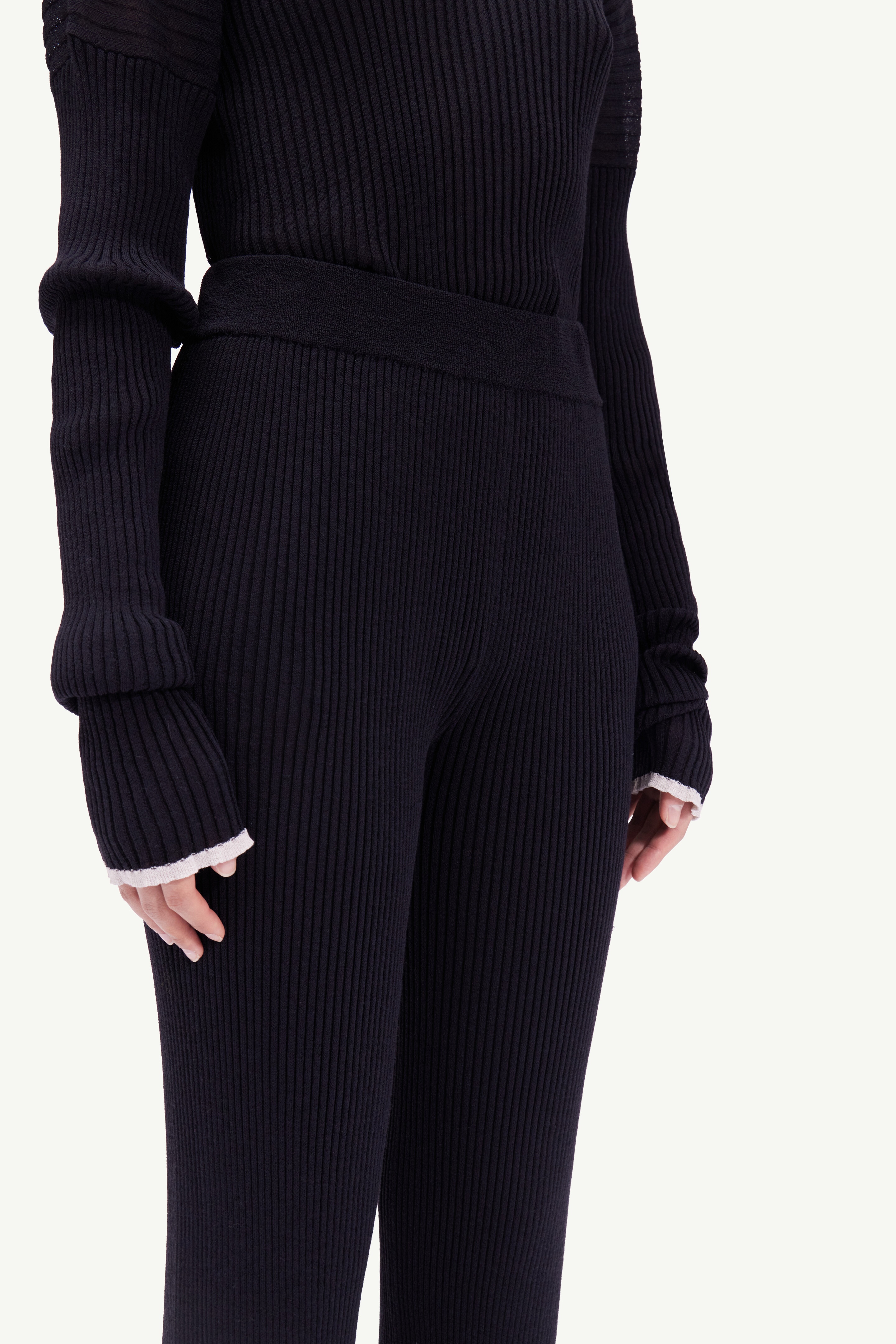 Ribbed knit trousers - 5