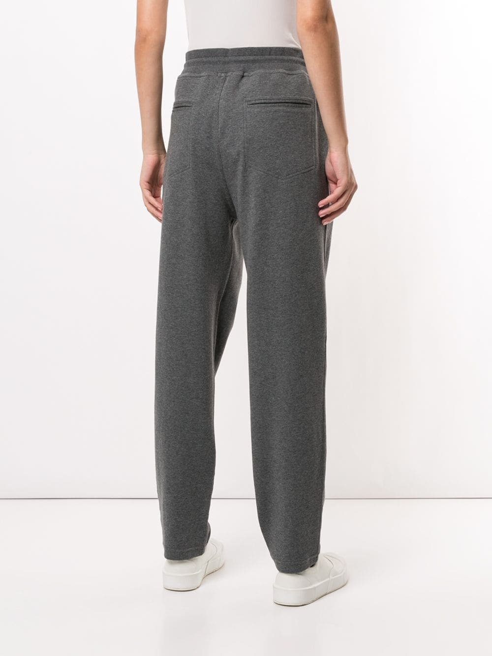 straight leg track pants - 4