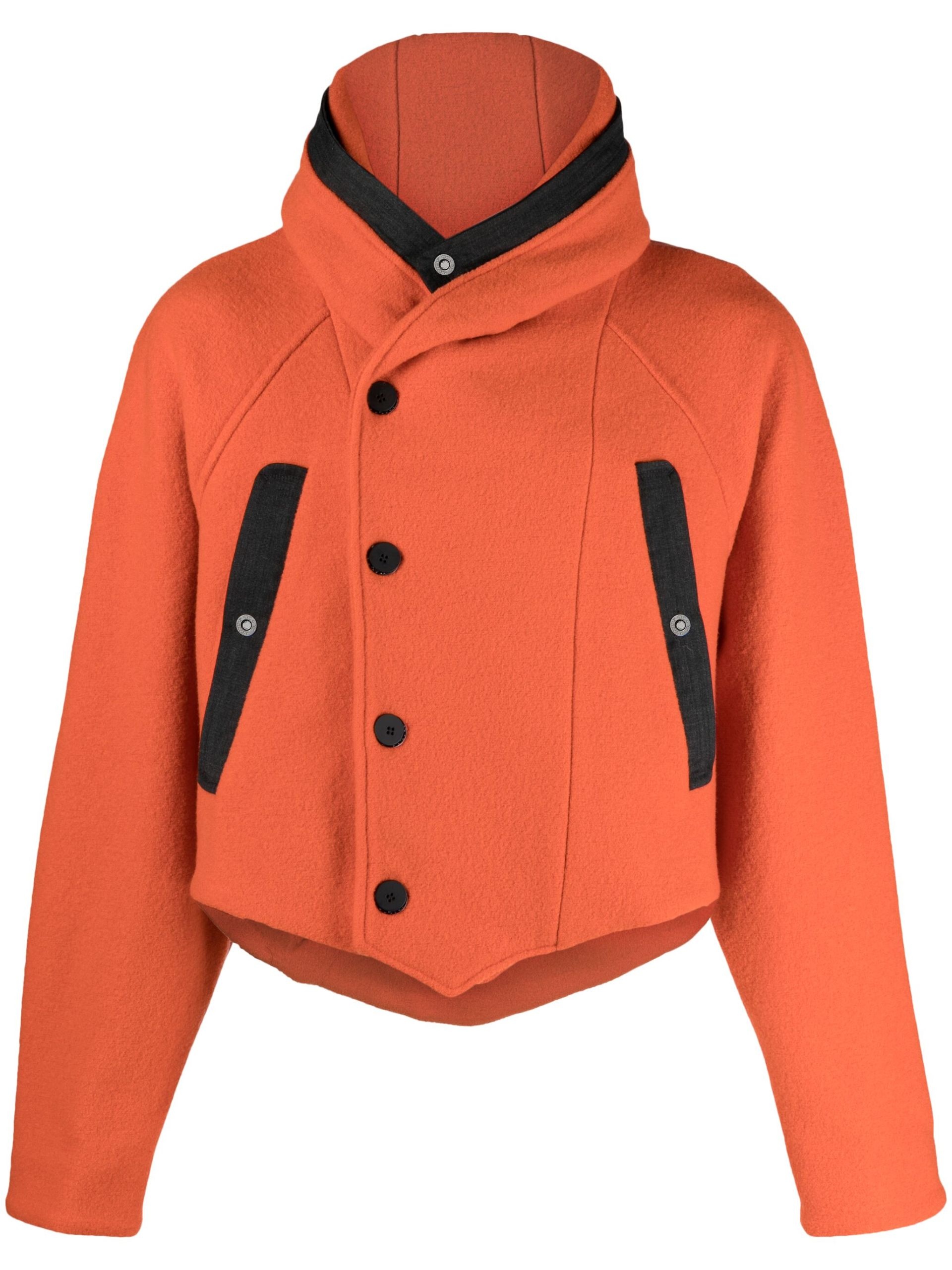 ジャケット・アウター KIKO KOSTADINOV Remus Hooded Tangerine46 Kiko Kostadinov: Men's Remus Hooded Jacket (Tangerine