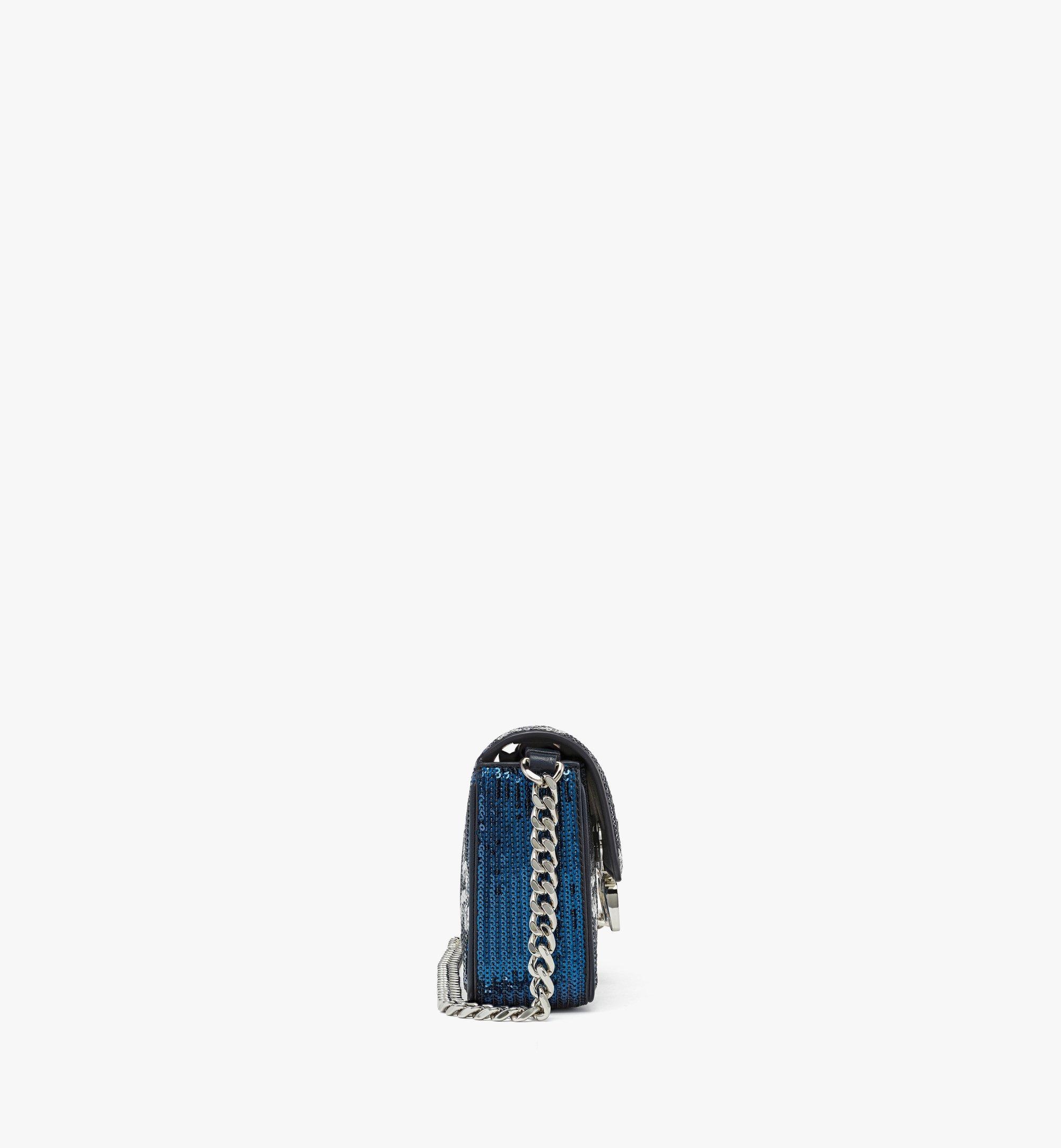 Himmel Shoulder Bag in Sequin Monogram Leather - 3