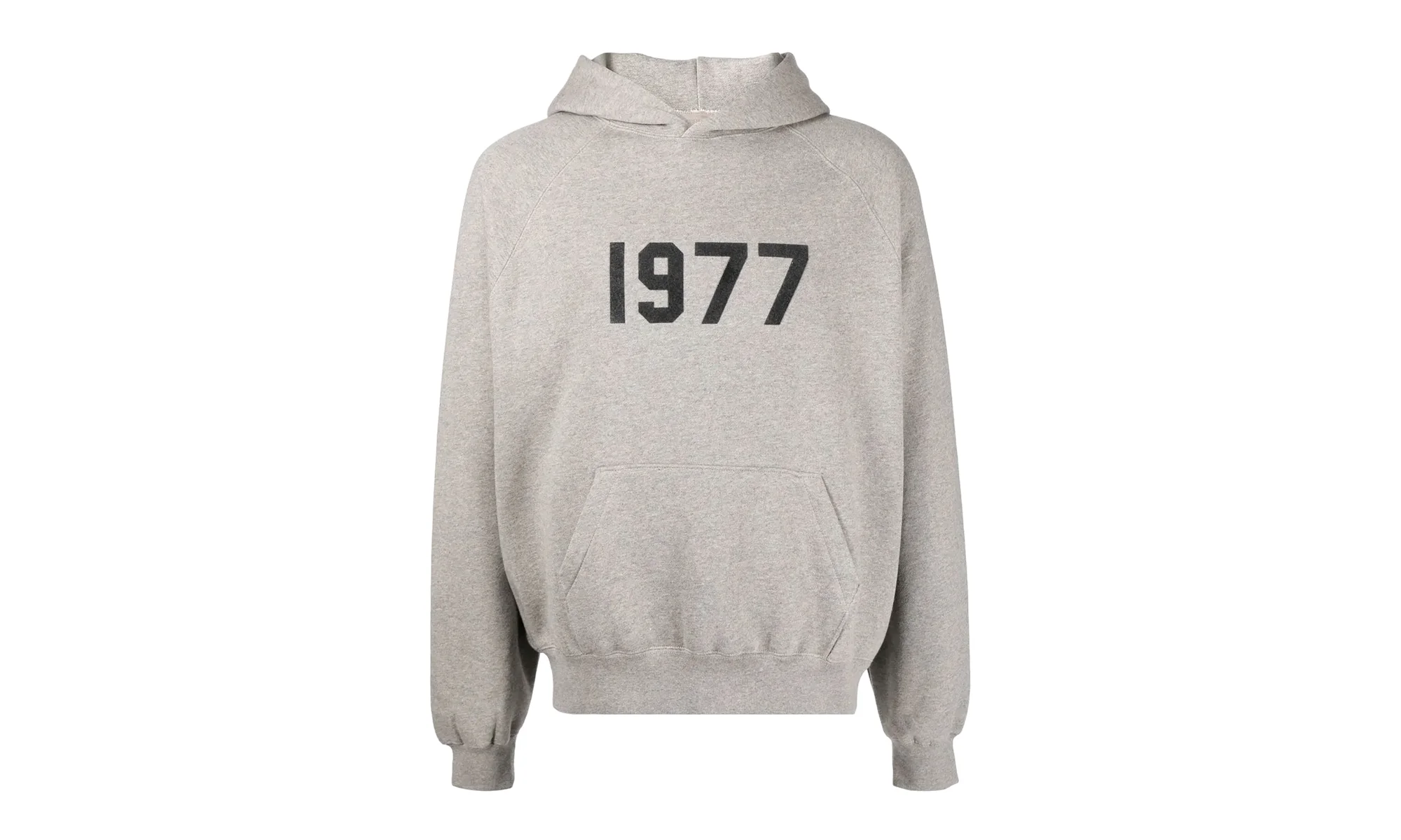 1977 Essentials Hoodie "Dark Oatmeal" 192BT212053F - 1