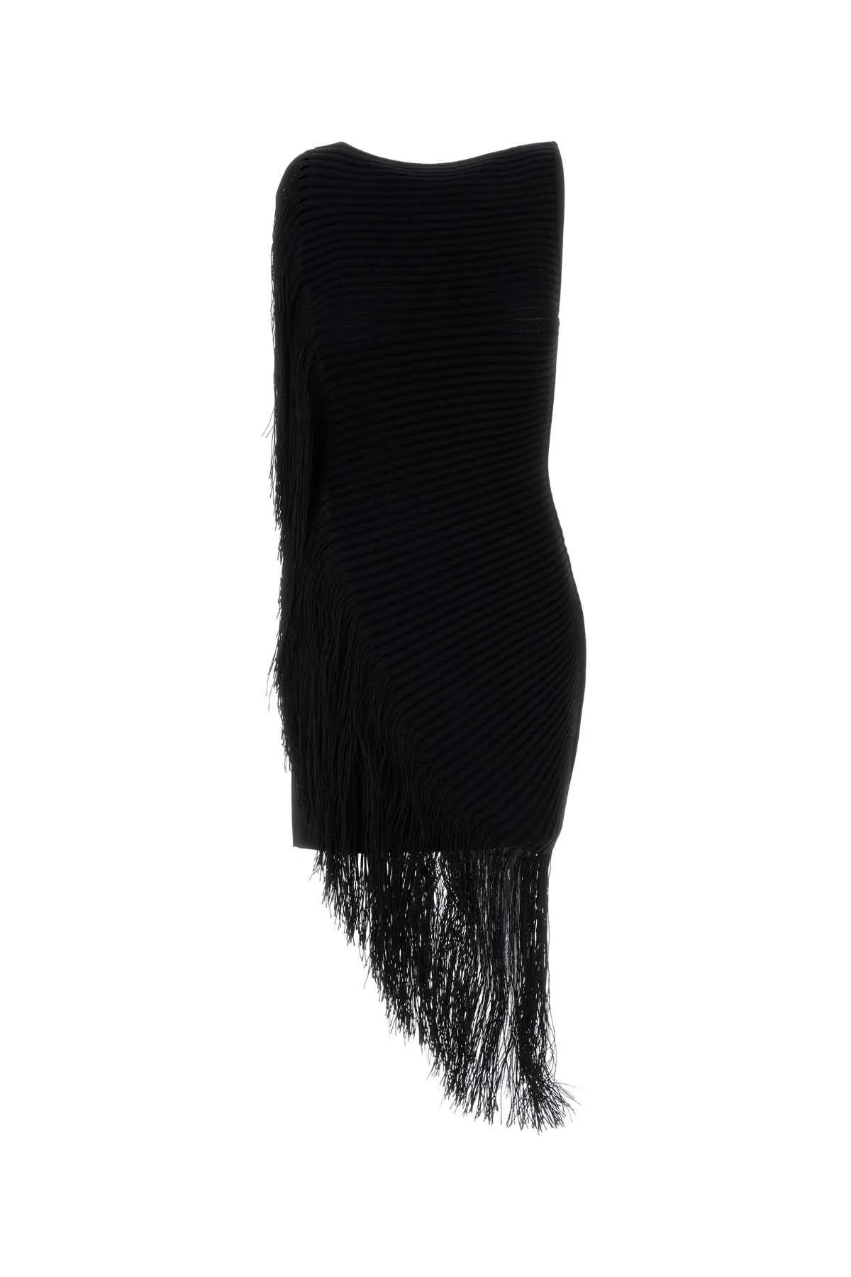 Alaia Women Black Stretch Viscosa Blend Dress - 1