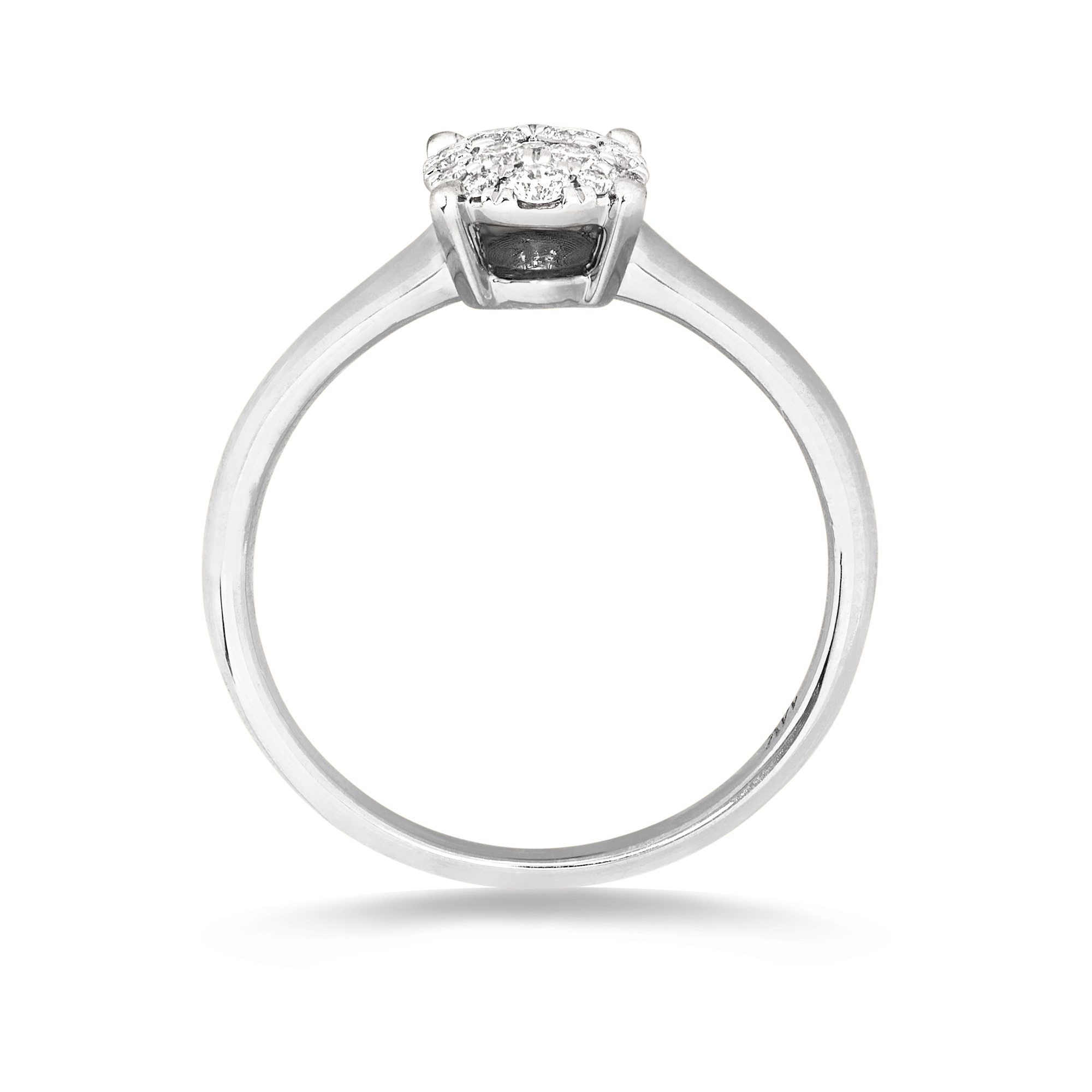 The Sophia Ring in White Gold - 3