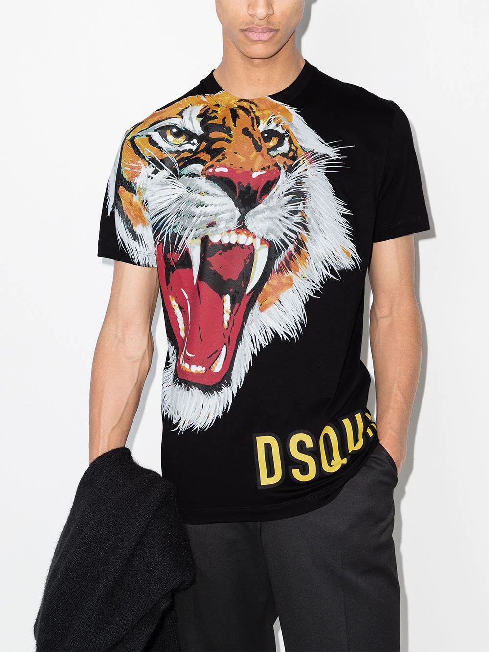 roaring tiger print T-shirt - 2