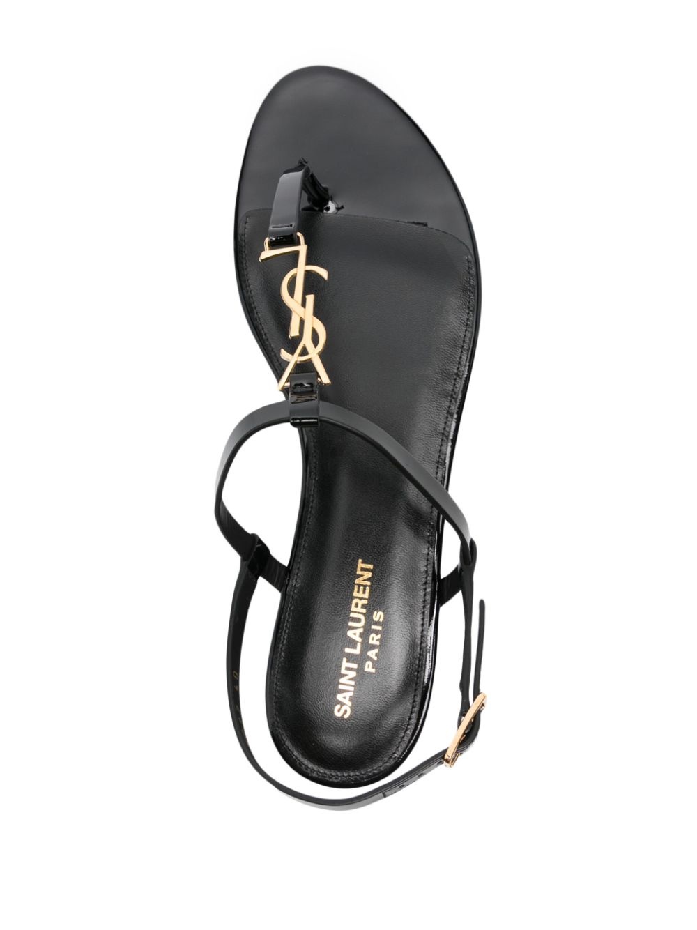 Cassandra logo plaque sandals - 4