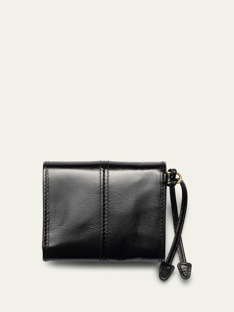 Prada Soft Lux Trifold Leather Wallet outlook