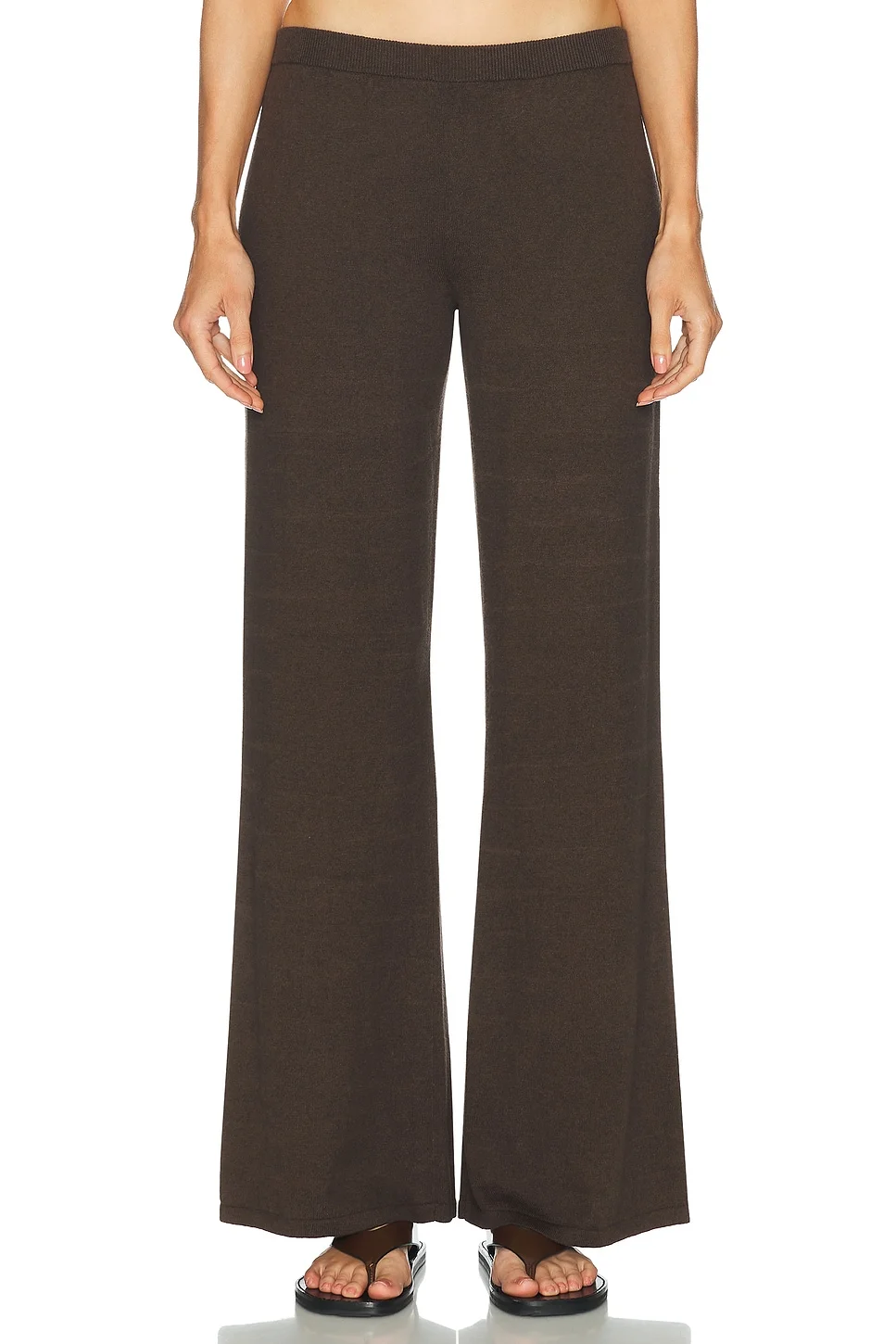Wide Leg Cotton Cashmere Lounge Pant - 1