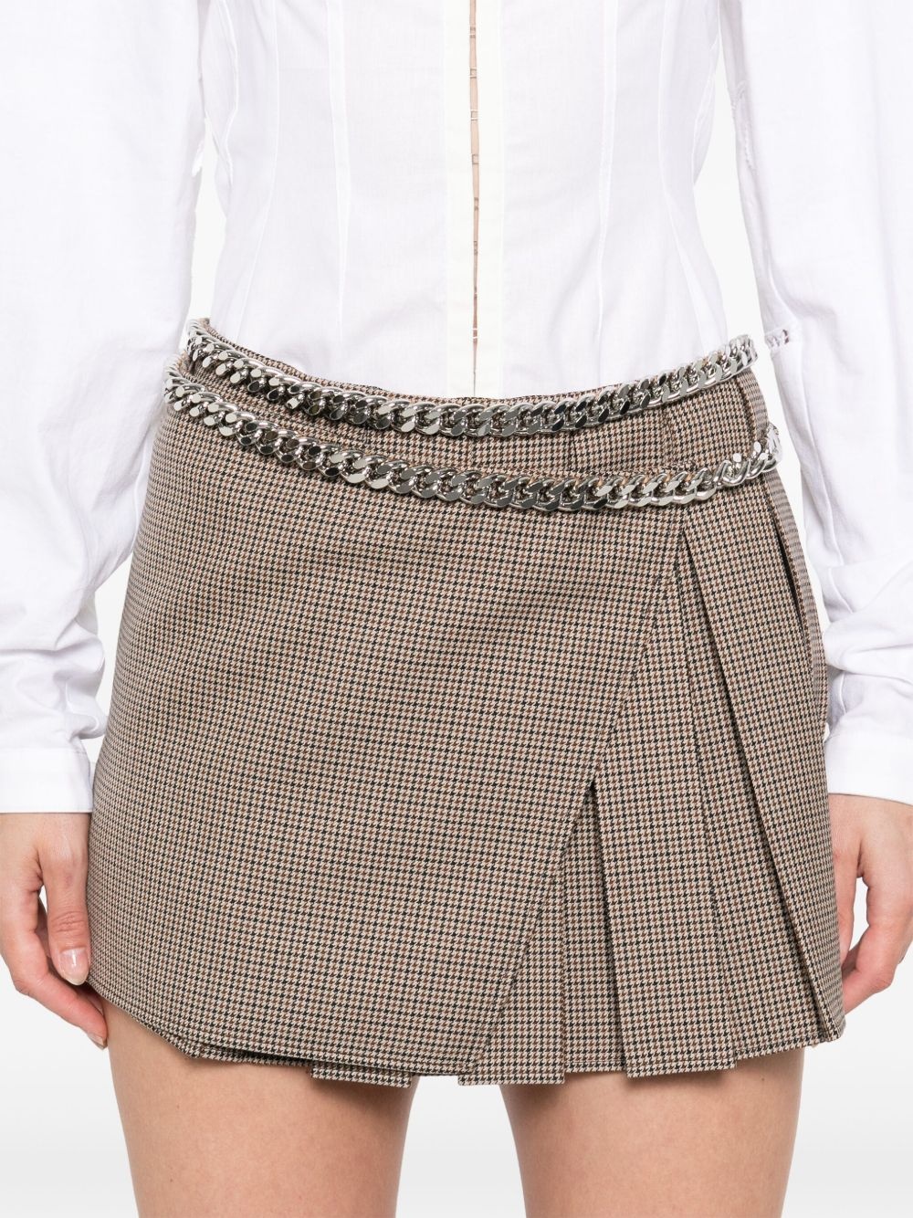 Houndstooth skirt - 5