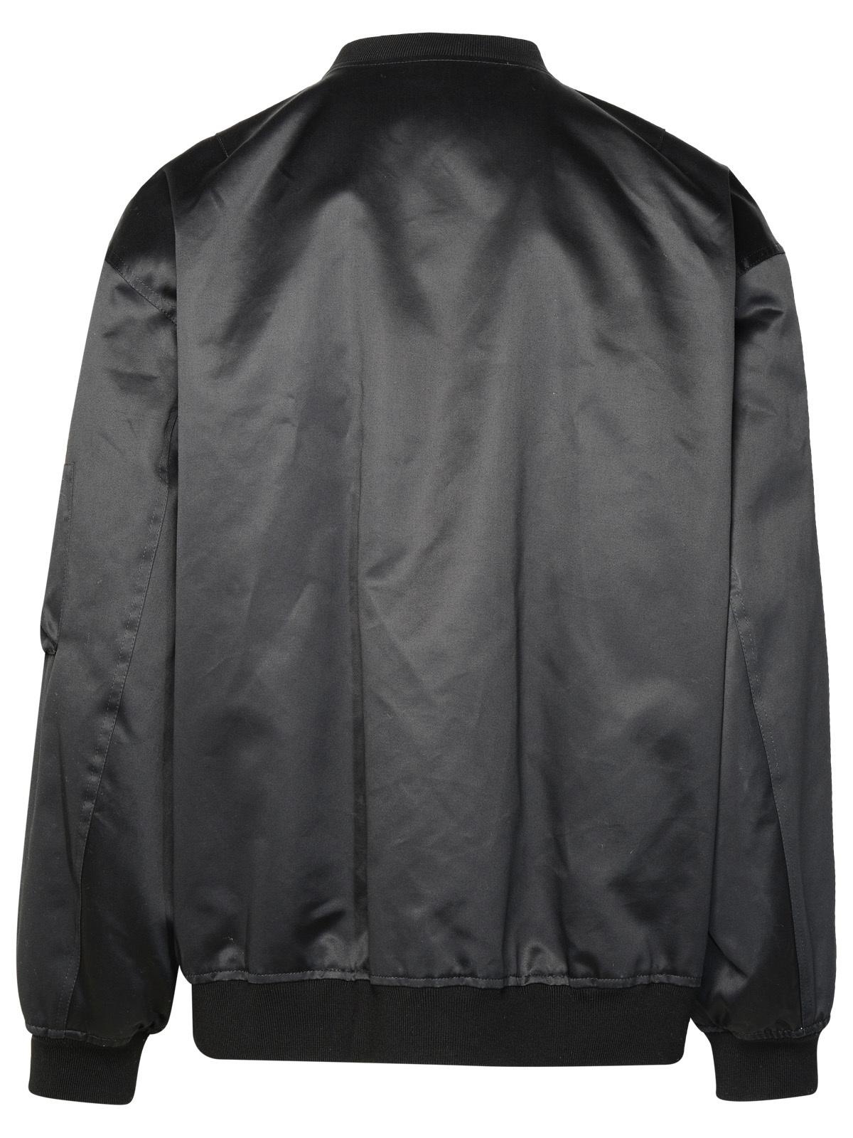 Jil Sander Black Cotton Bomber Jacket Man - 3