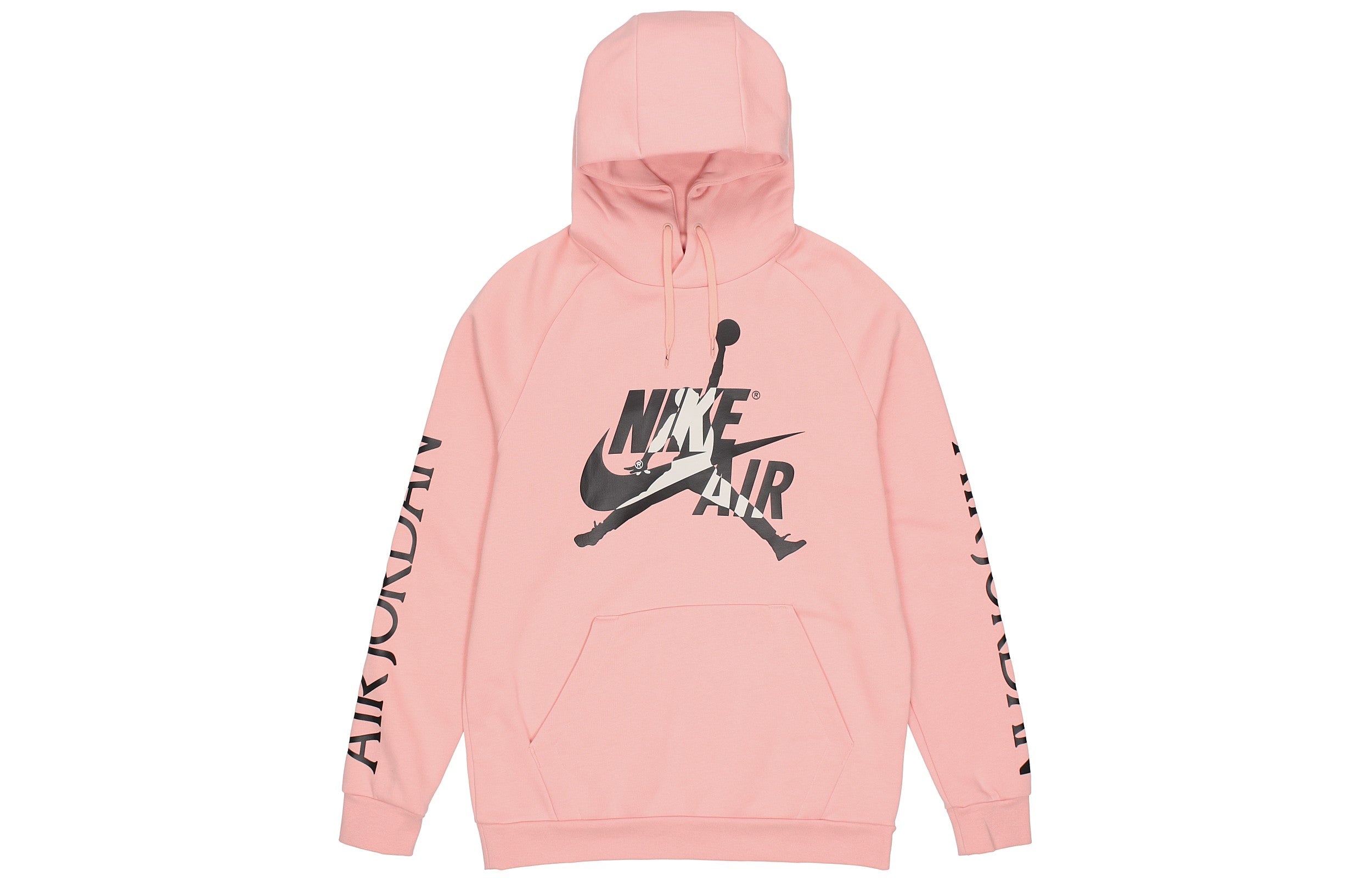 Air Jordan Alphabet Logo Pullover Hooded Fleece Pink DH9505-648 - 2